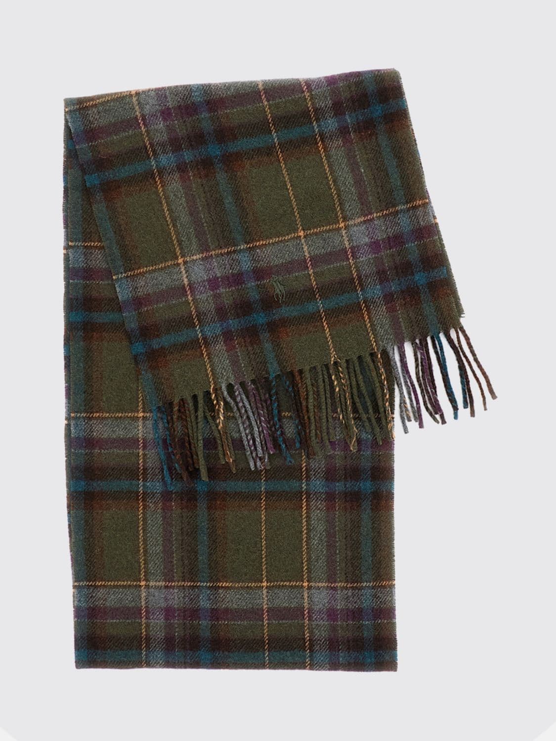 Polo Ralph Lauren Tartan Plaid Wool Scarf