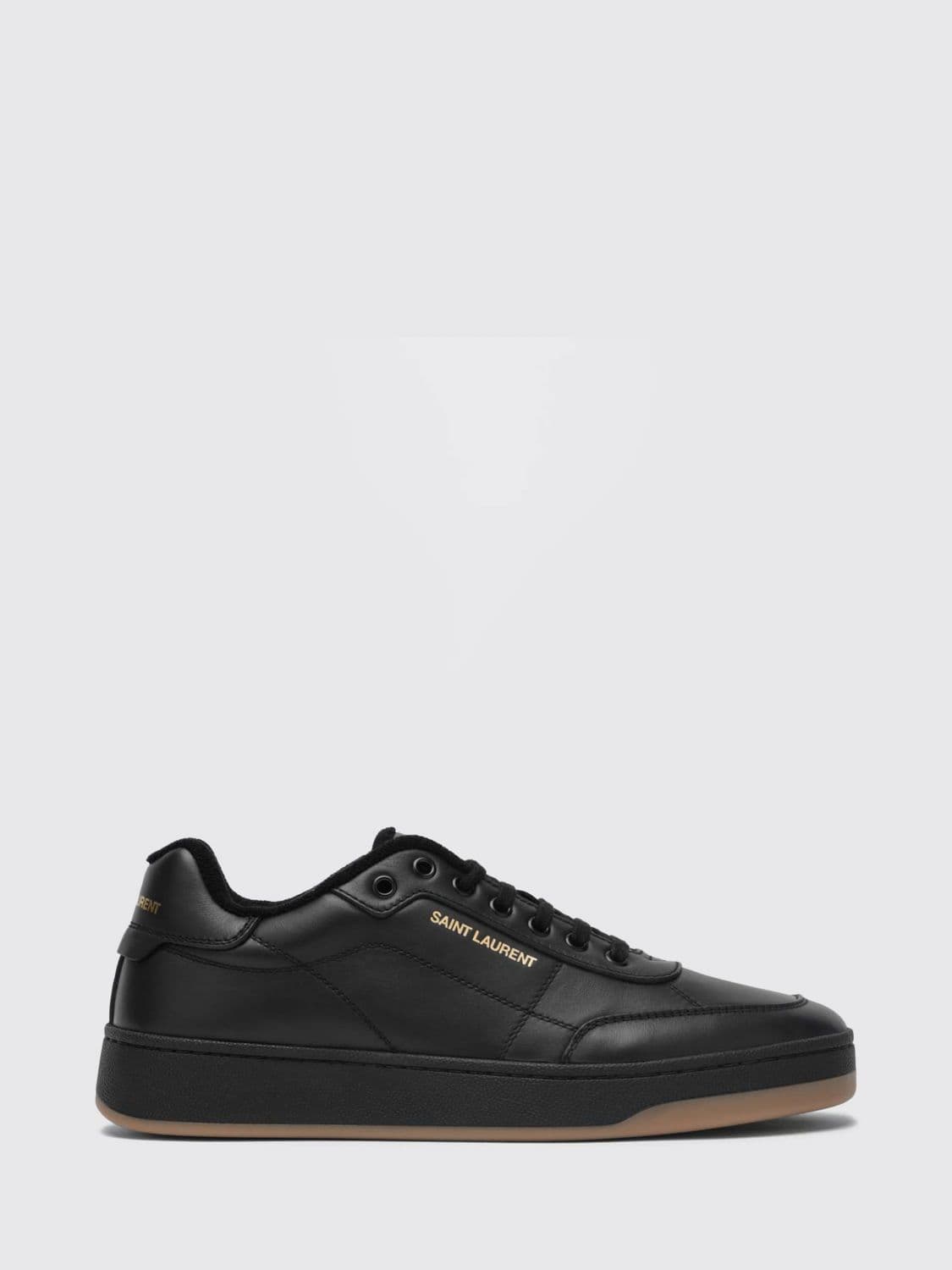 Saint Laurent SL/61 Low-Top Sneakers in Smooth Calfskin with Lettering Logo