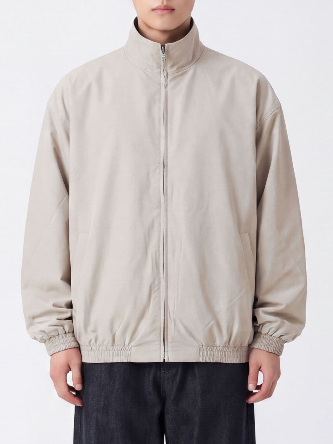 Acne Studios Water-Repellent Recycled Polyester Bomber Jacket with High Neck · 50