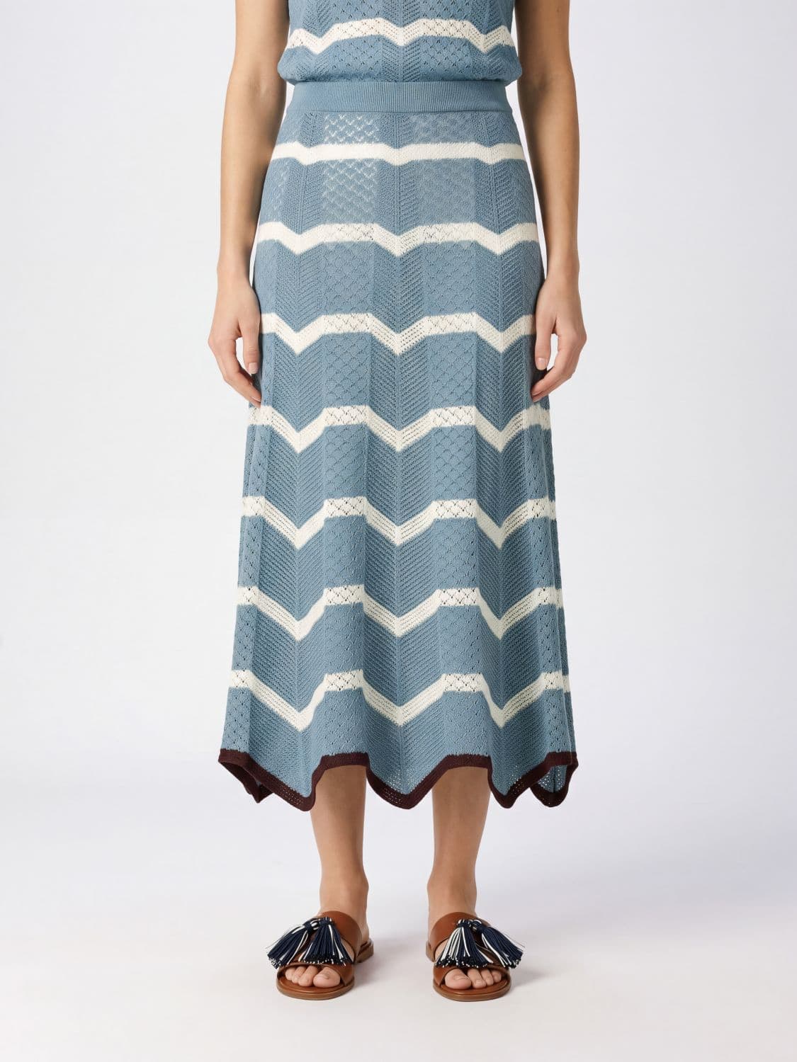 La Doublej Skirt Woman color Blue