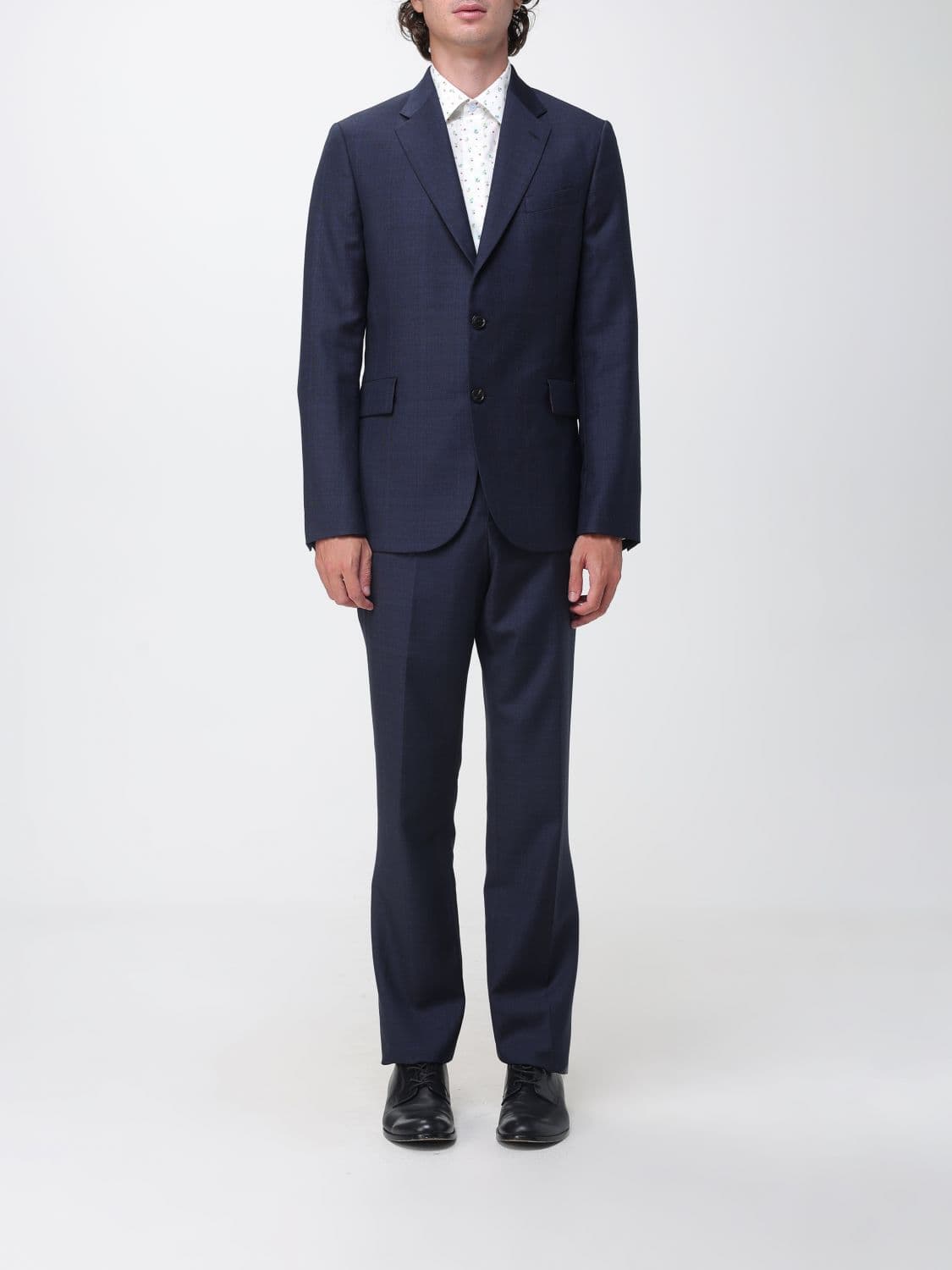 Paul Smith Single-Breasted Two-Button Pure Wool Suit
