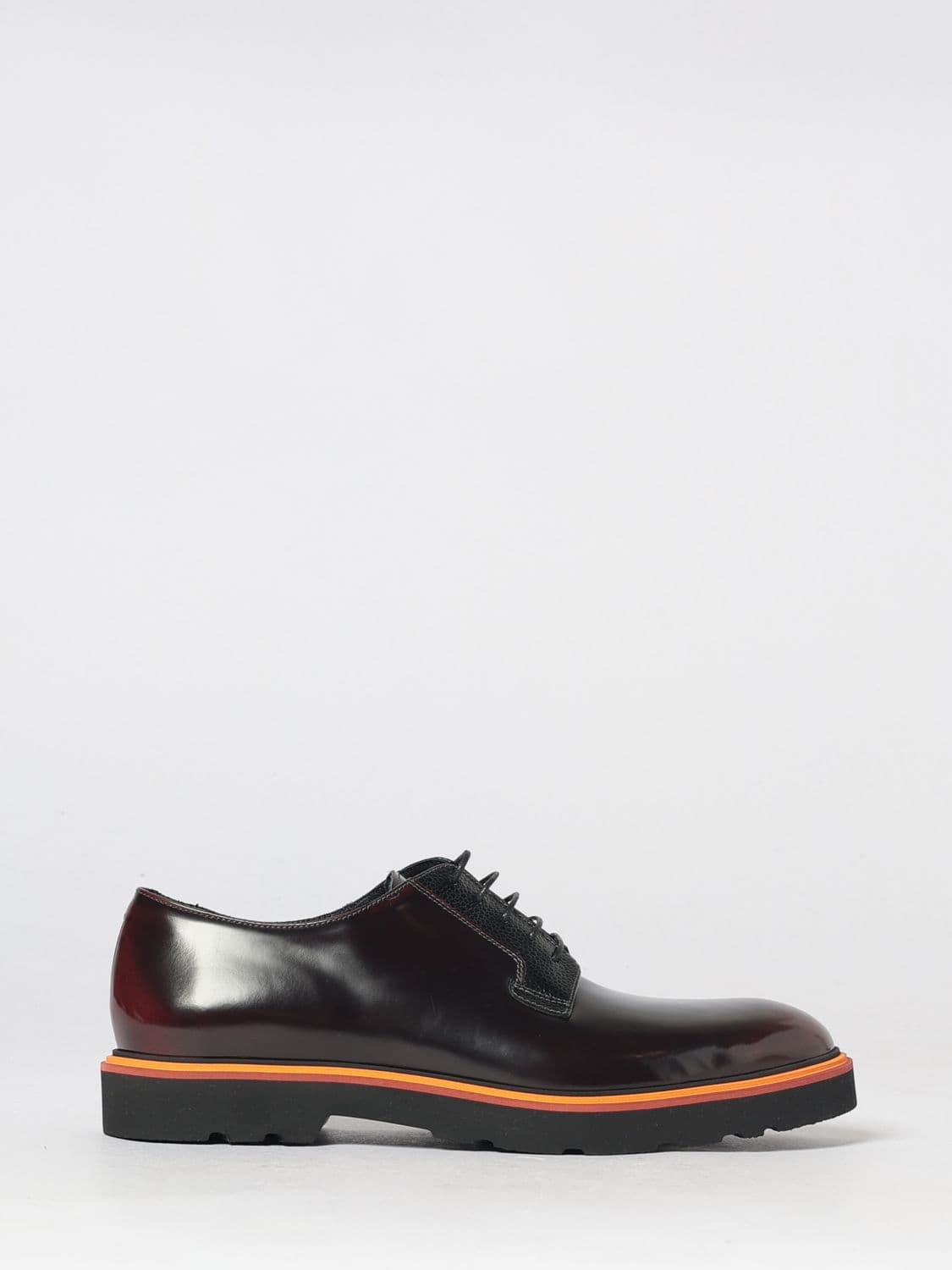 Paul Smith Brushed Leather Derby Shoes with Lug Sole