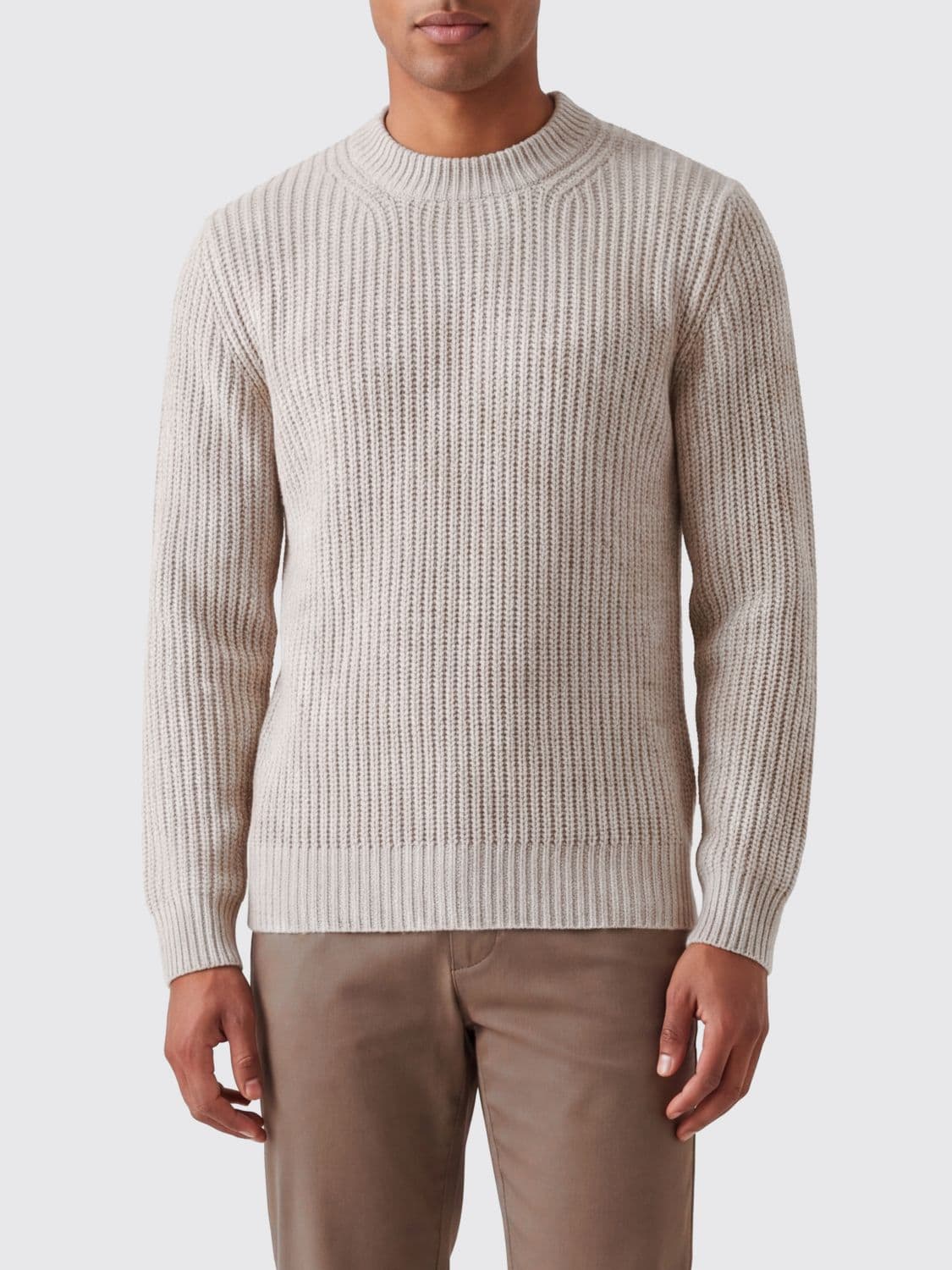 Kangra Crew-Neck Wool Blend Long-Sleeved Jumper