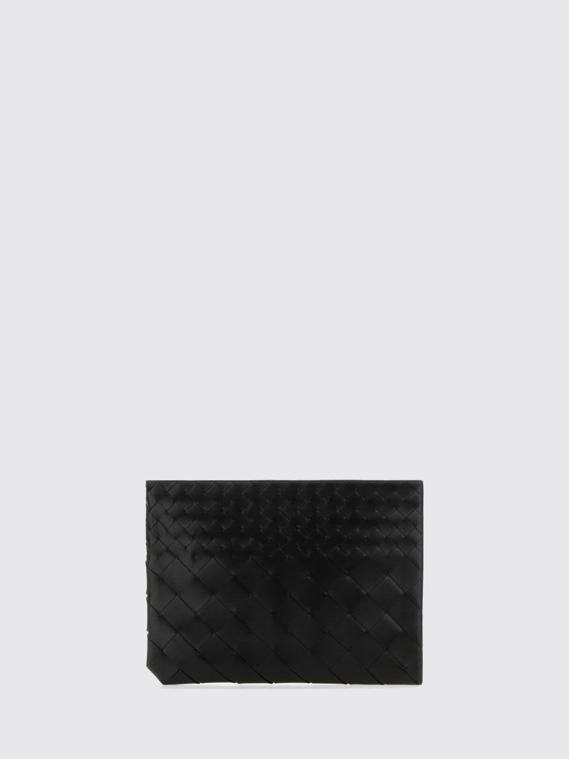 Bottega Veneta Intrecciato Black Leather Document Holder · OS
