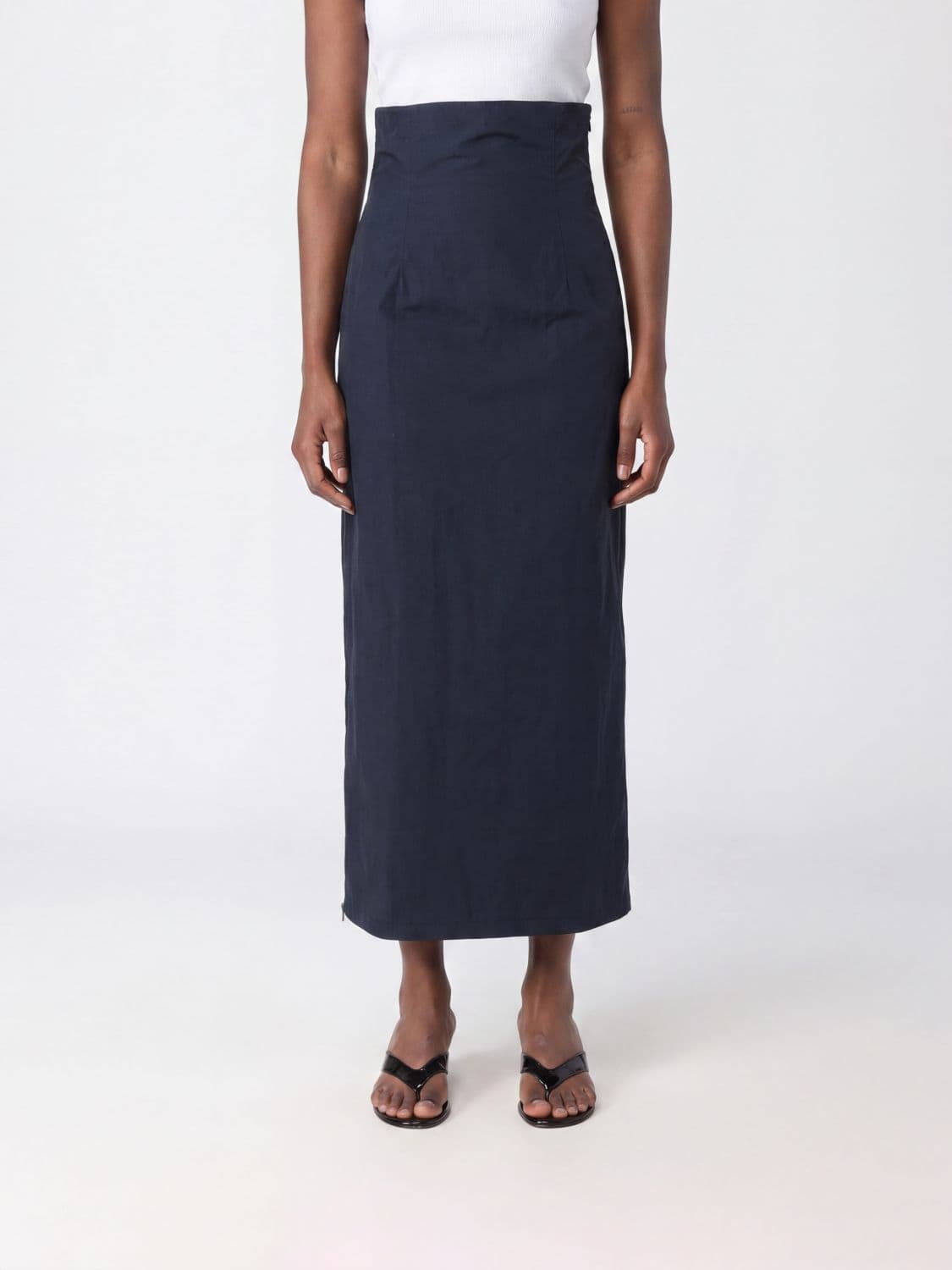 Paloma Wool High-Waisted Midi Pencil Skirt in Recycled Fabric