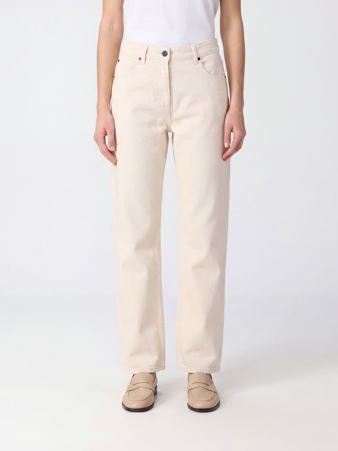 The Row Riaco Mid-Rise Straight Jeans in Cotton Denim · 27