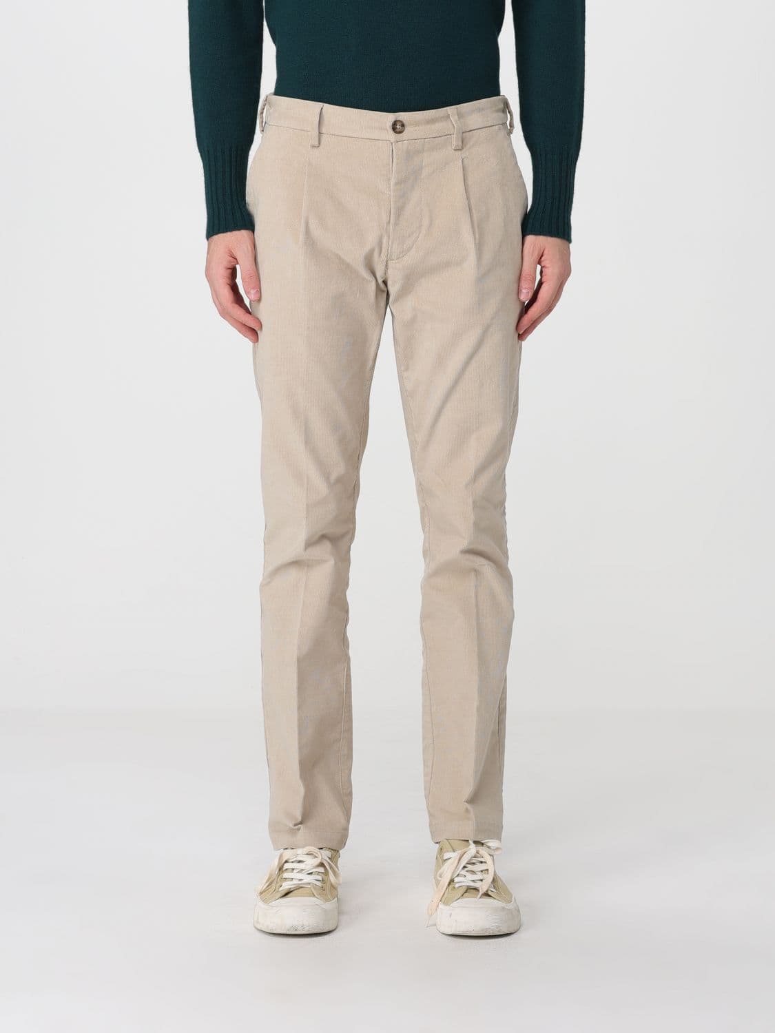 Brooksfield Straight Fit Stretch Cotton Corduroy Trousers