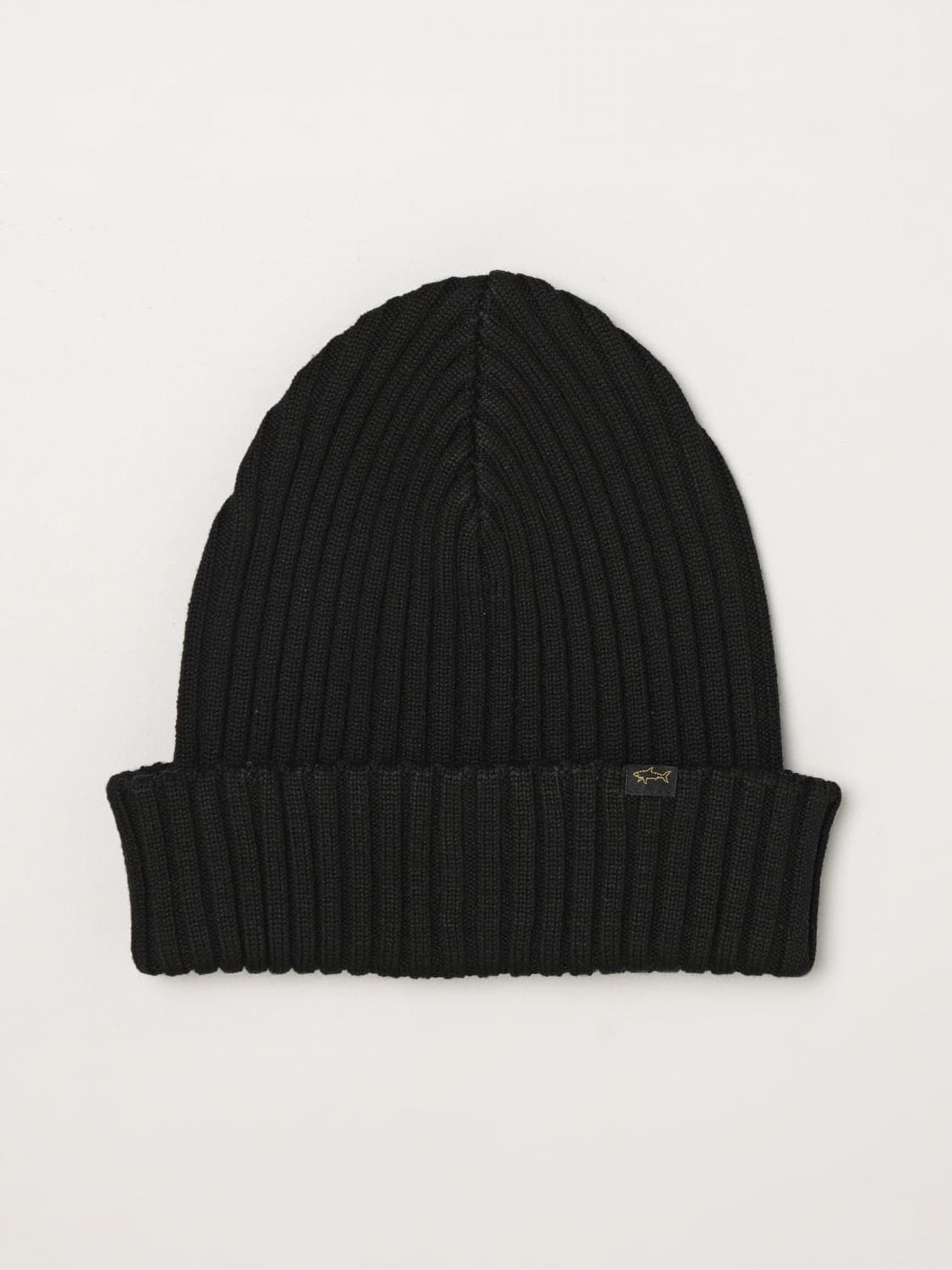 Paul & Shark Solid Color Pure Wool Beanie Hat · OS