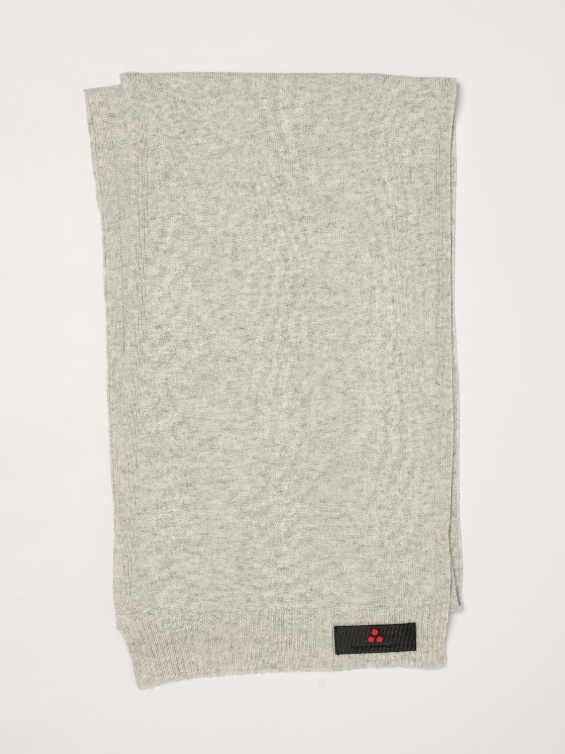 Peuterey Solid Colour Wool and Cashmere Blend Scarf