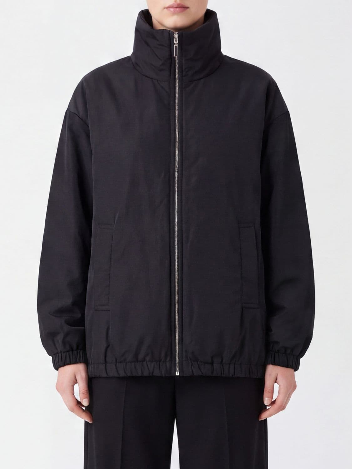 Max Mara The Cube Claudia Reversible Padded Bomber Jacket in Technical Fabric