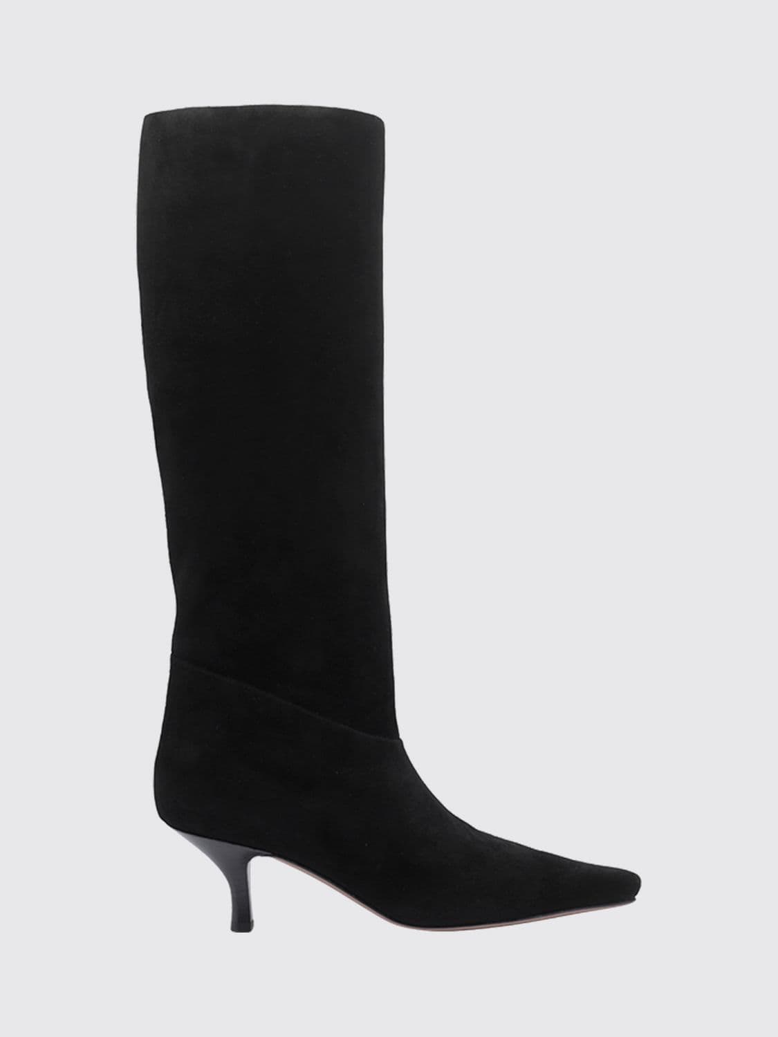 Paris Texas Suede Knee-High Stiletto Boots