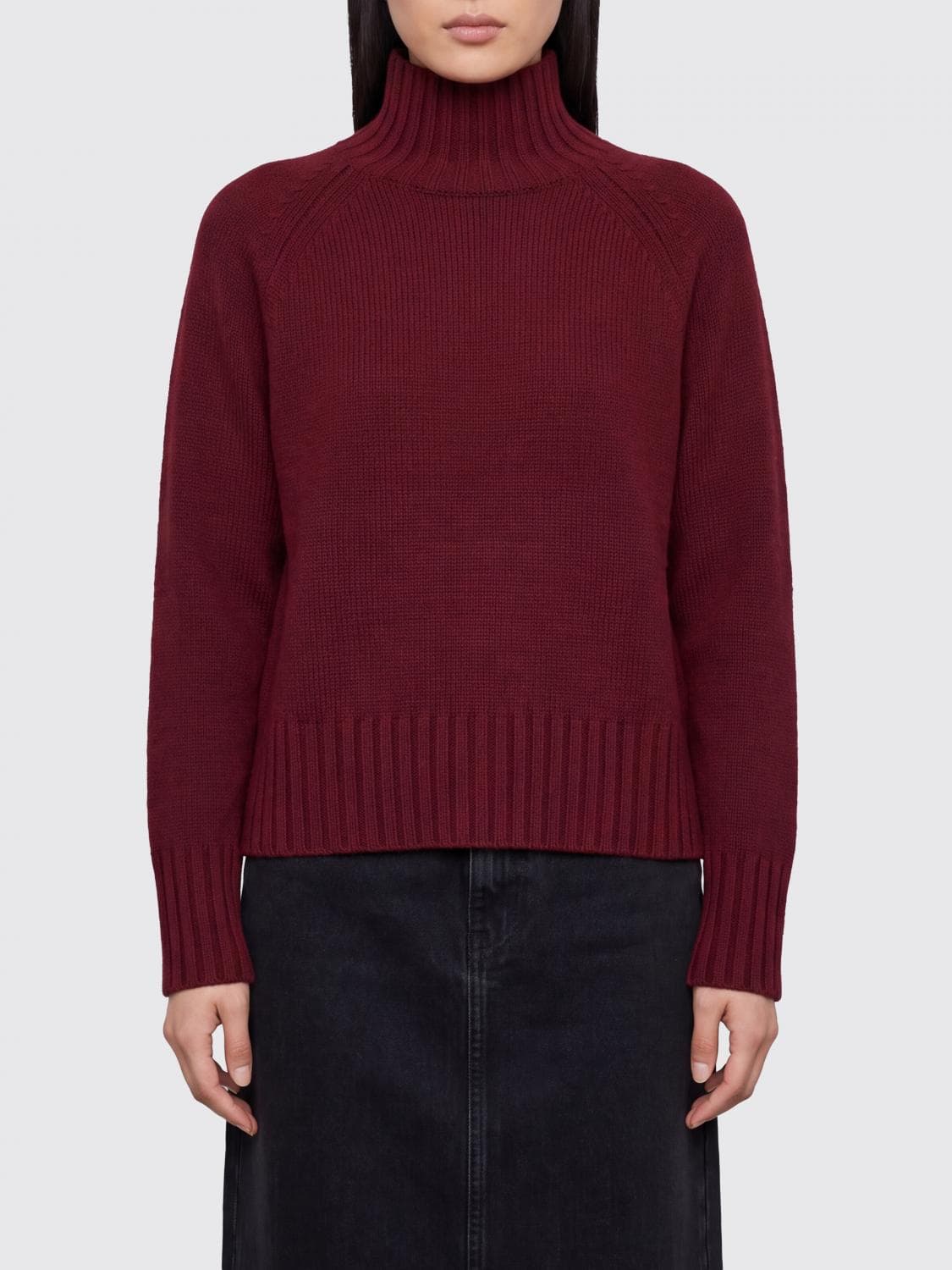 's Max Mara Wool and Cashmere Blend Turtleneck with Long Sleeves
