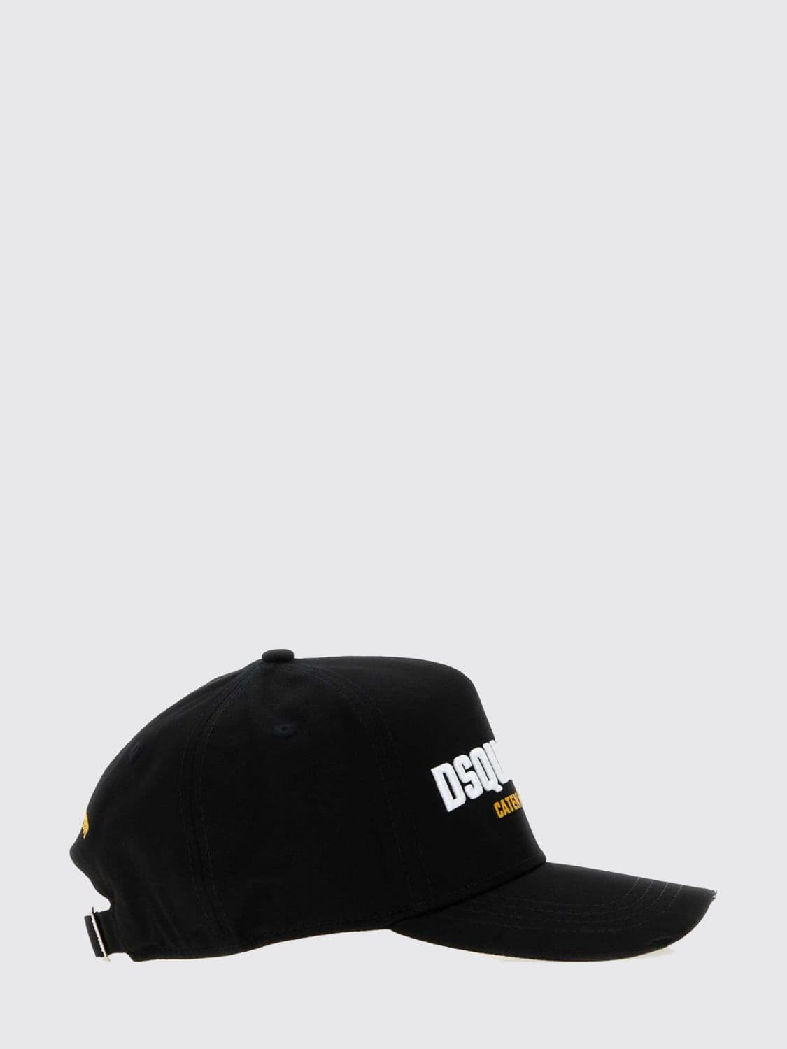 Dsquared2 Cotton Baseball Cap with Embroidered Logo and Adjustable Strap · OS