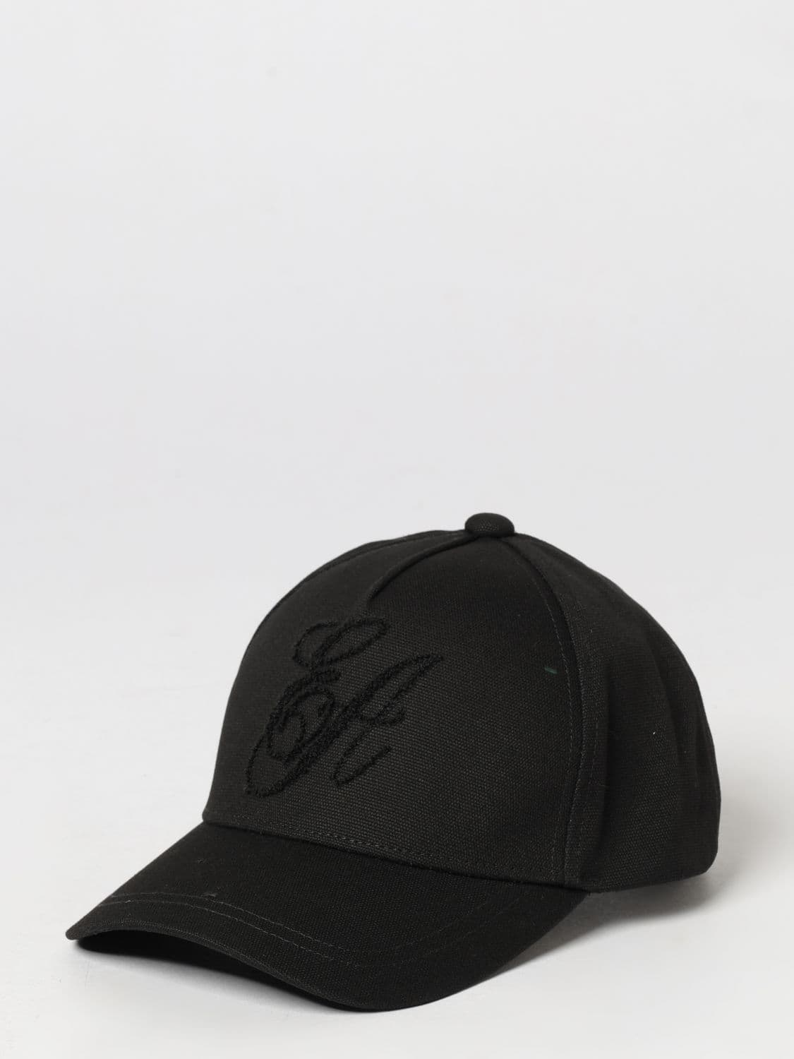 Emporio Armani Baseball Cap in Cotton with Embroidered Monogram Logo · OS