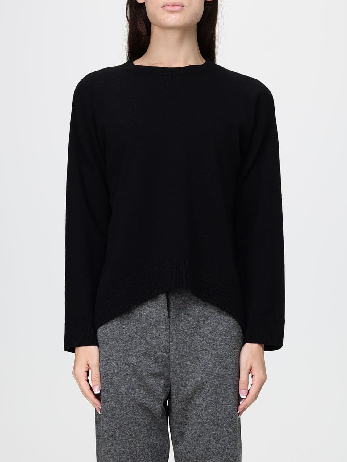 Kangra Slim Fit Pure Wool Crewneck Jumper