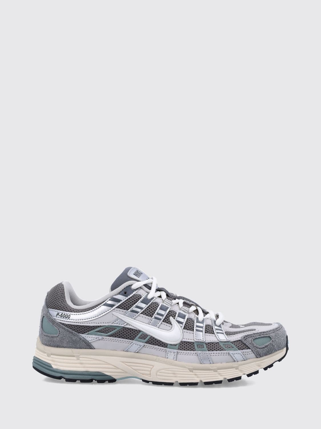 Nike P-6000 Suede and Mesh Sneakers with Notched Sole