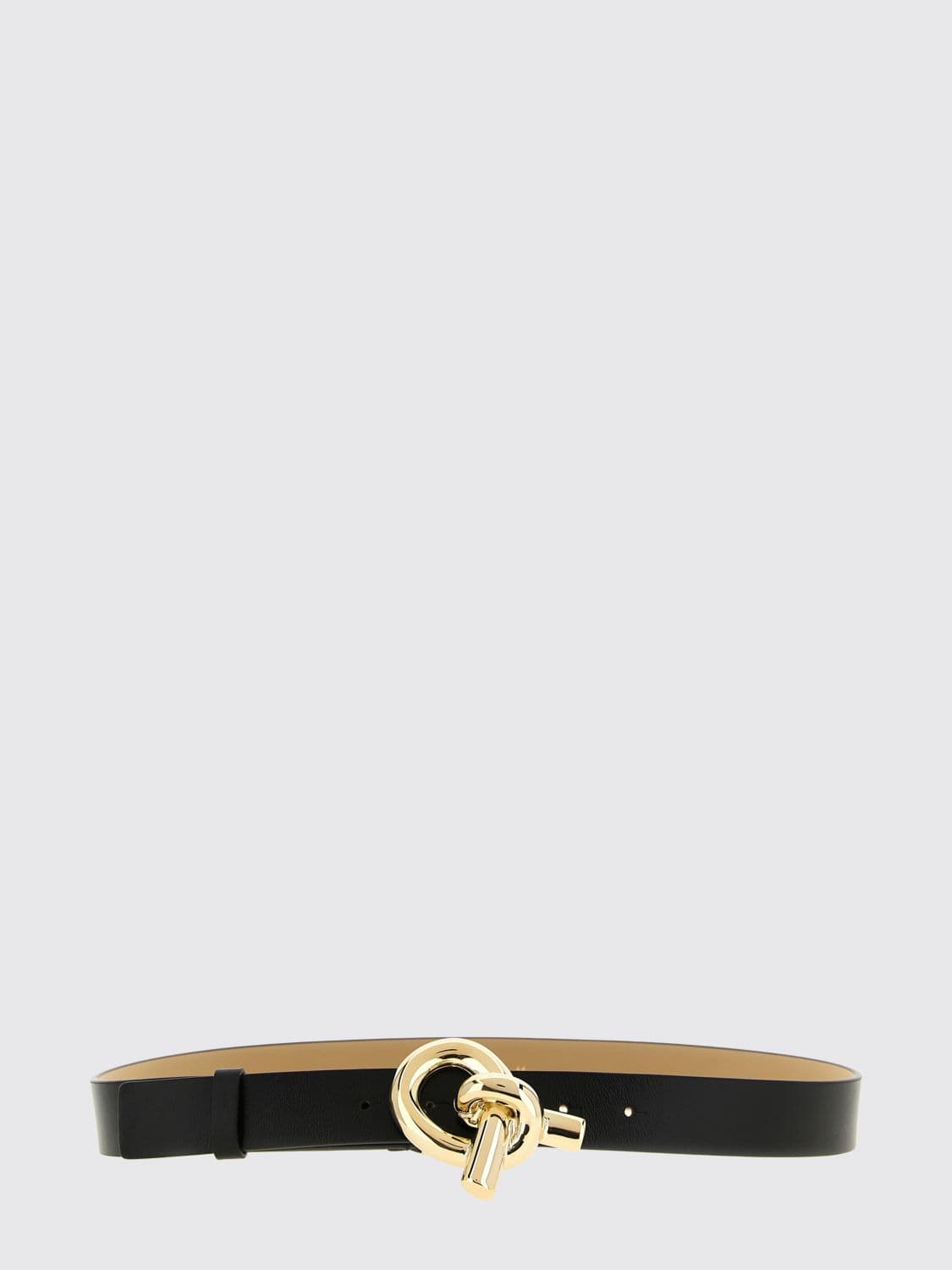 Fabiana Filippi Adjustable Smooth Cowhide Leather Belt with Metal Buckle