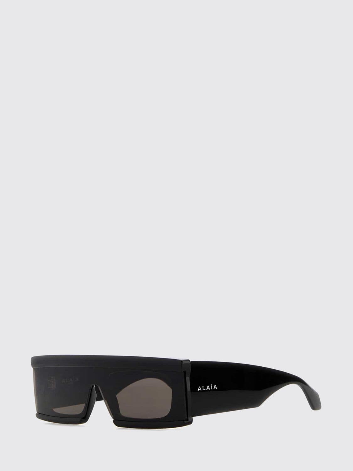 Alaïa Rectangular Acetate Mask Sunglasses