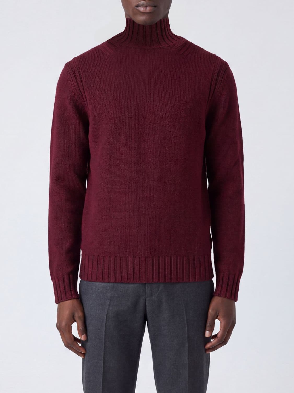 Ballantyne Long-Sleeved Ultrafine Merino Wool Turtleneck Jumper