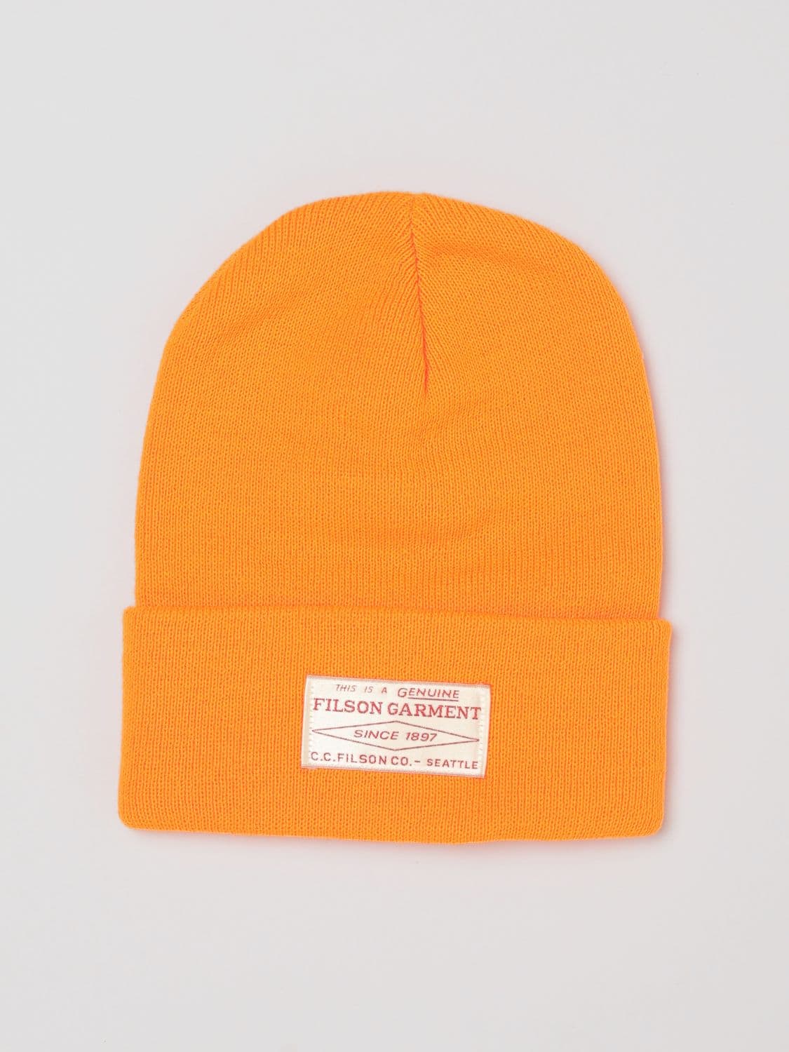 Filson Ballard Acrylic Beanie with Cuffed Hem and Applied Logo Patch
