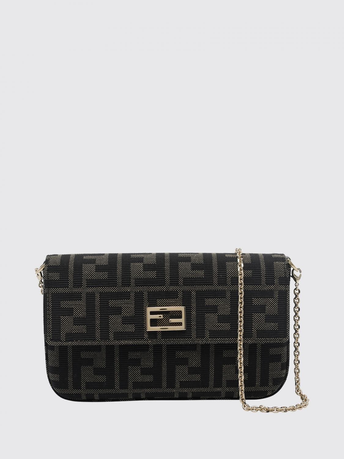 Fendi Tube Mini Bag in FF Zucca Monogram Technical Fabric