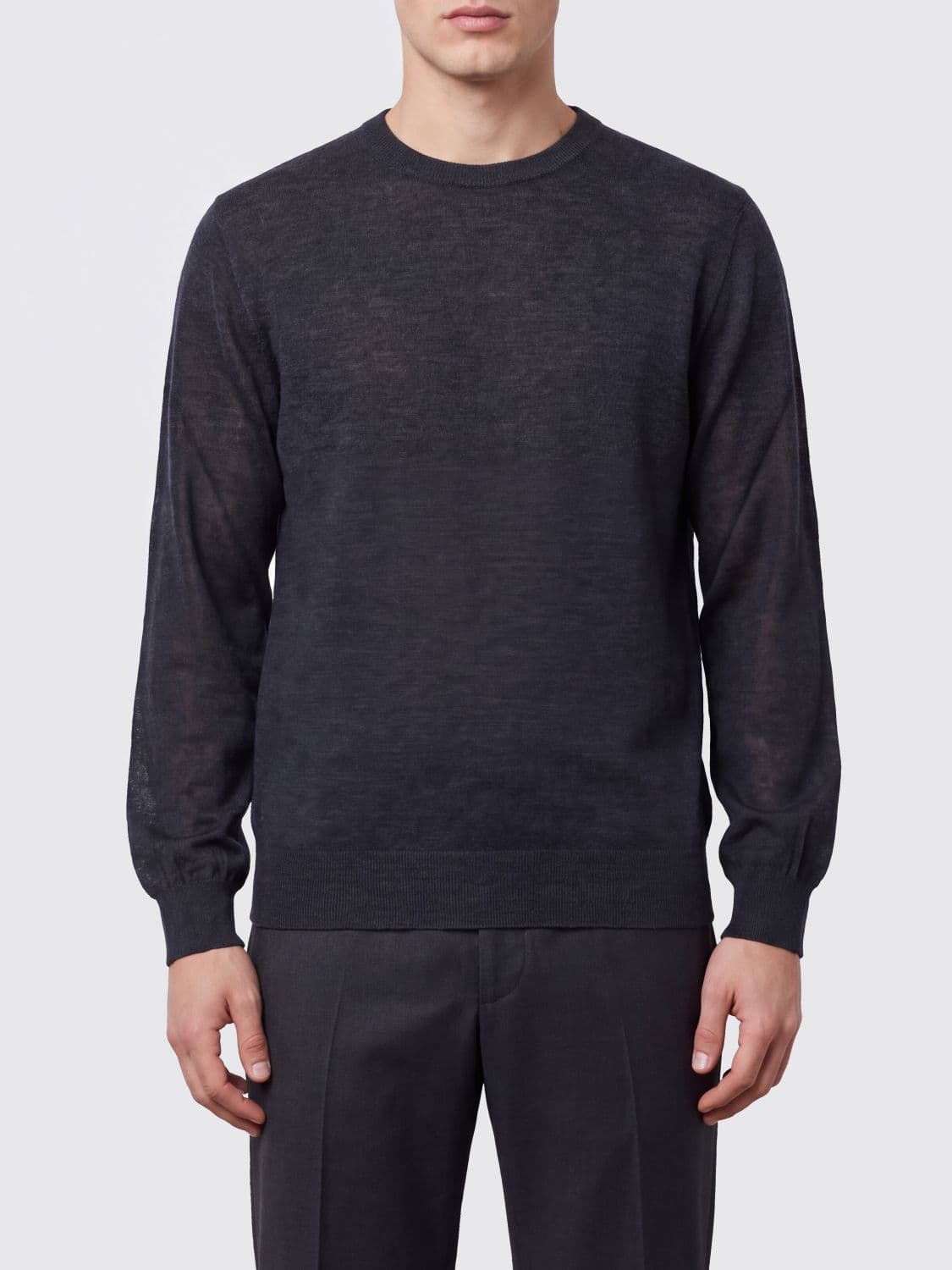 Kangra Extrafine Merino Wool Long-Sleeve Crewneck Jumper