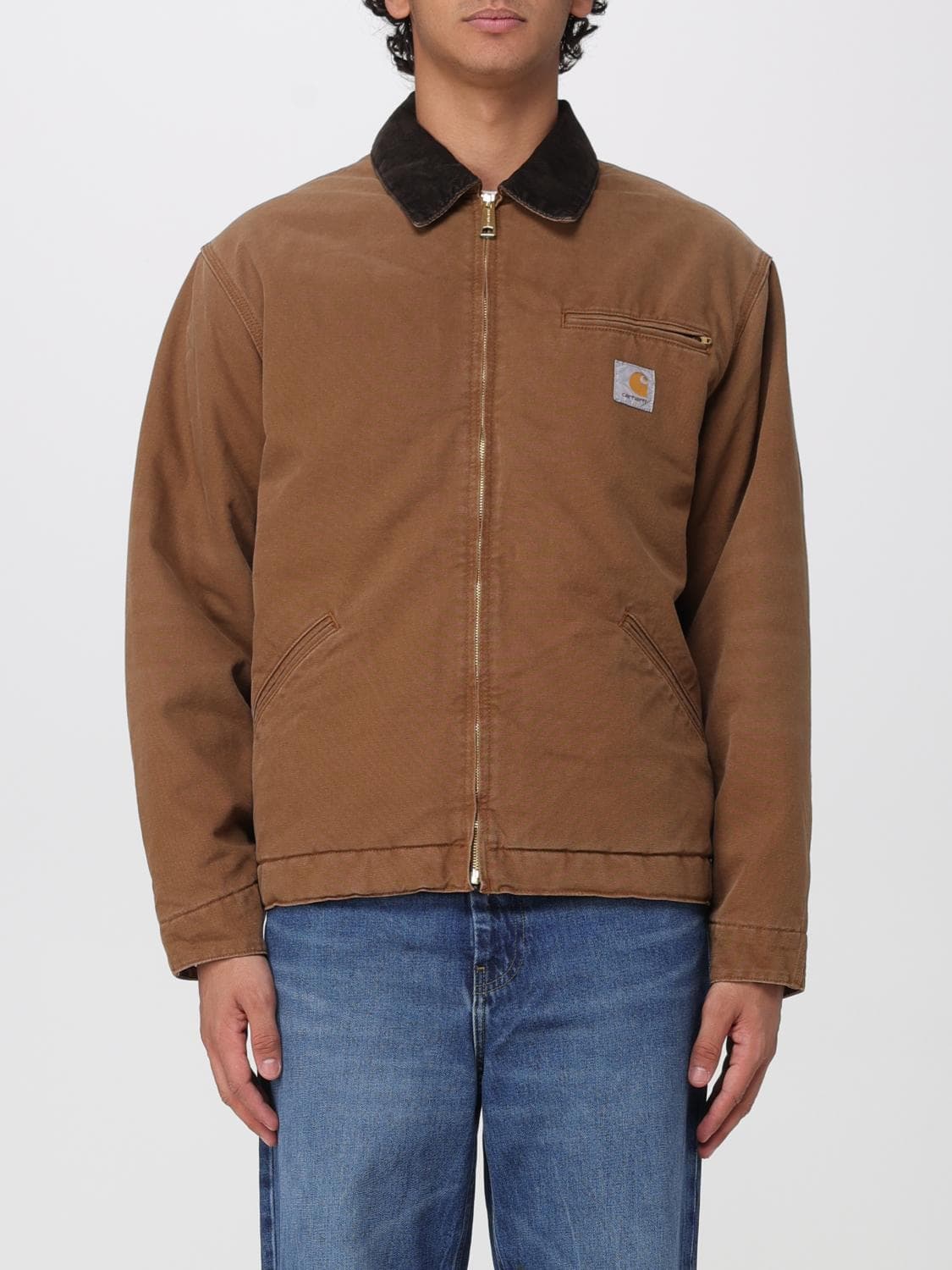 Carhartt Wip Detroit Jacket in Organic Cotton with Velvet Collar