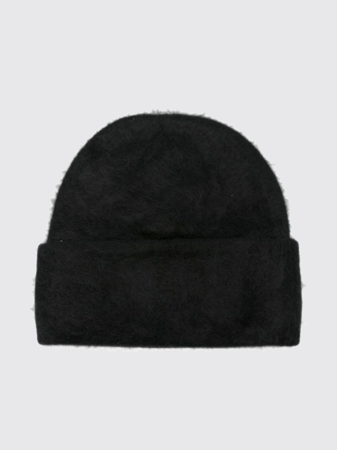 Soft Goat Casual Cashmere Beanie Hat with a Cuffed Brim