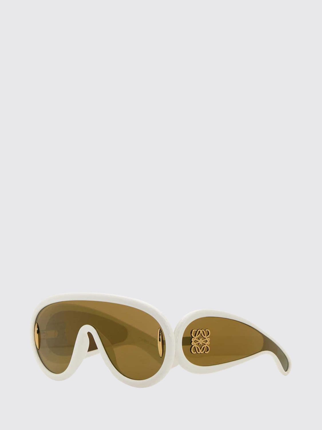 Loewe Bicolour Acetate Mask Sunglasses with Anagram Monogram