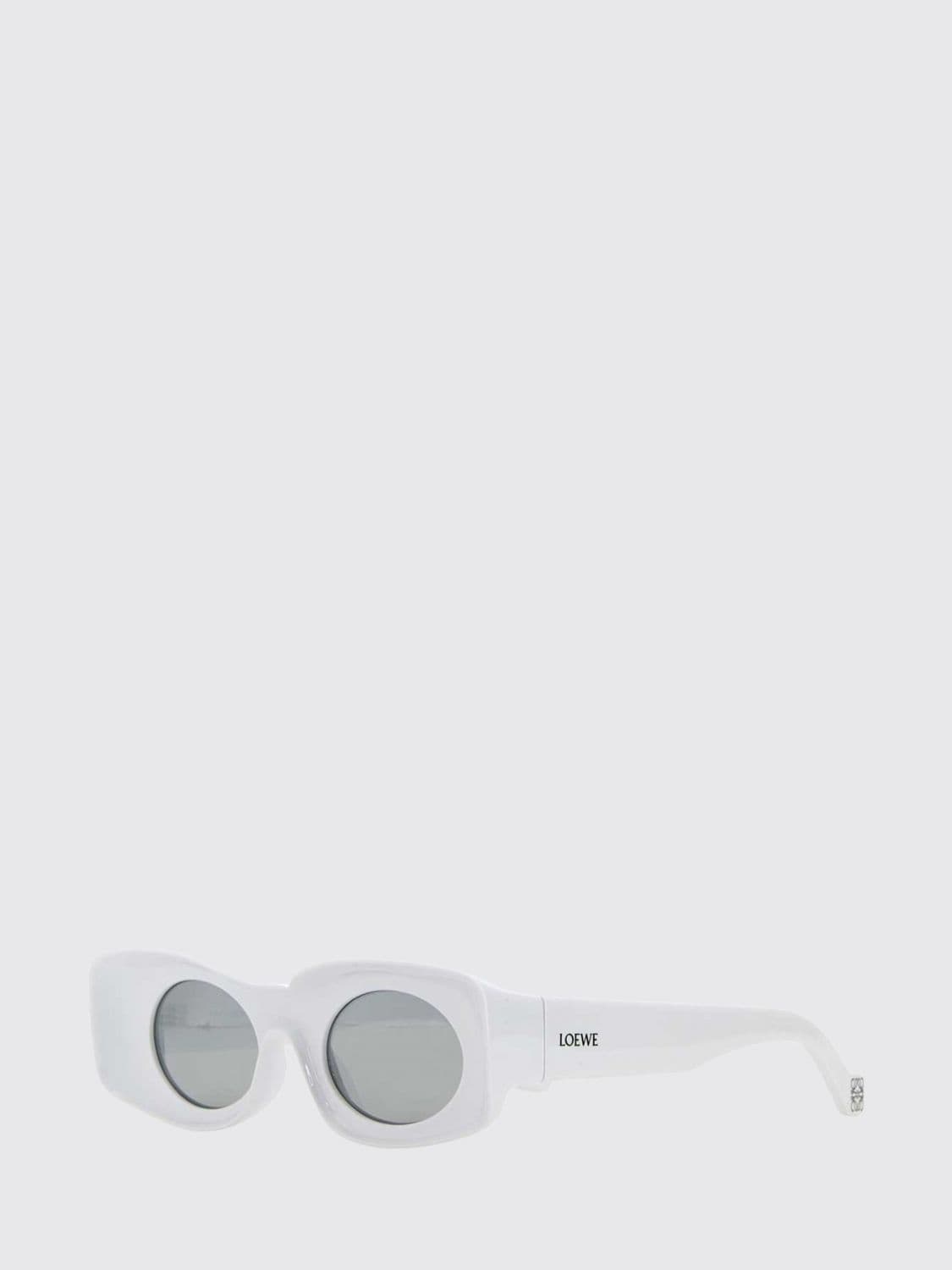 Loewe Rectangular Sunglasses in Transparent Acetate
