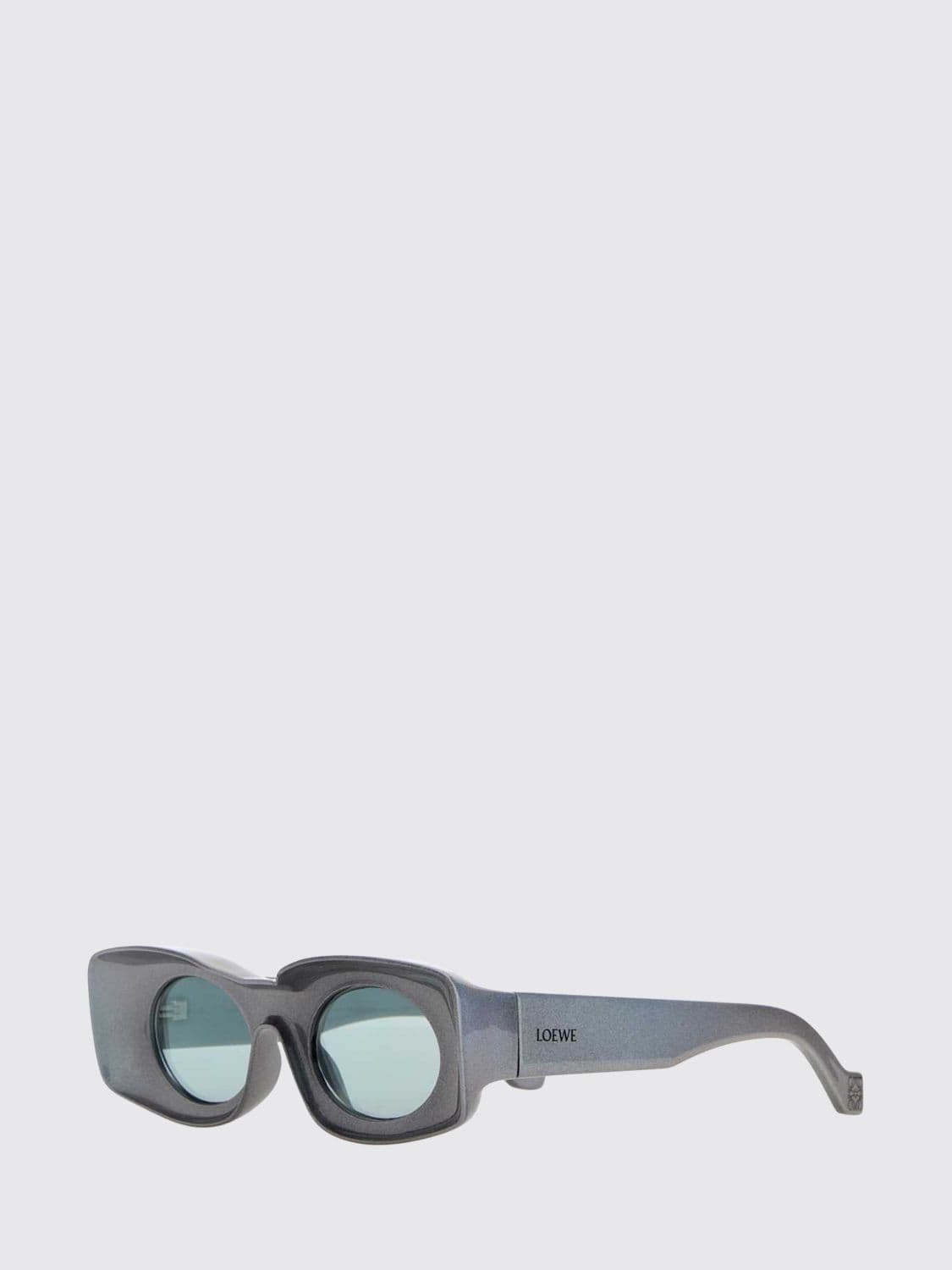 Loewe Rectangular Sunglasses in Transparent Acetate