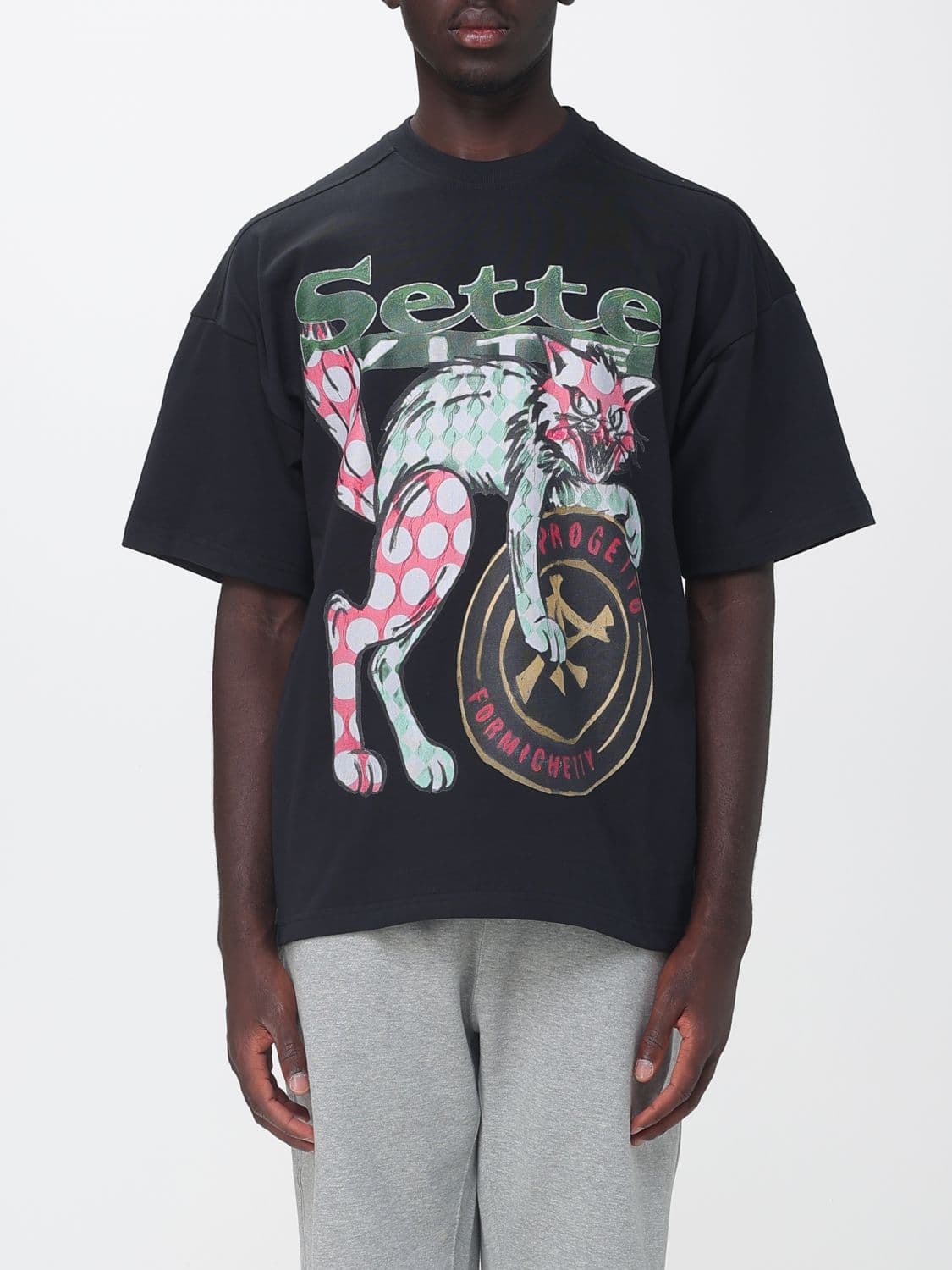 Pdf Relaxed Fit Cotton T-Shirt with Graphic Logo Print