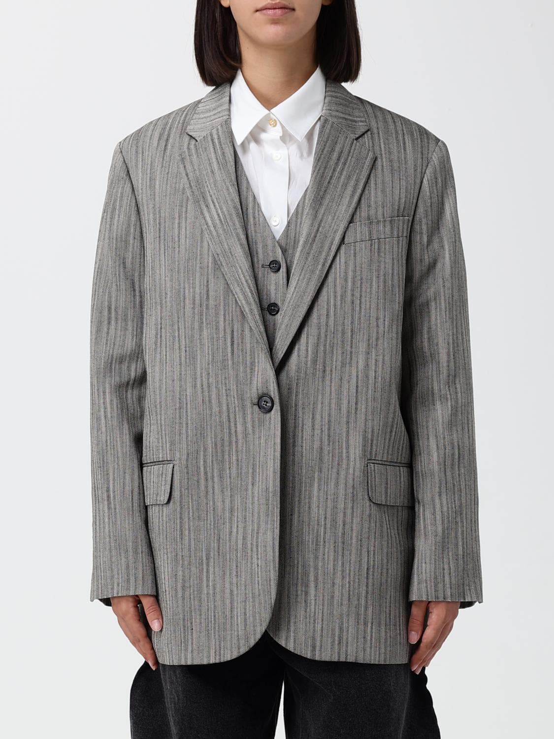Paul Smith Jacket Woman color Grey