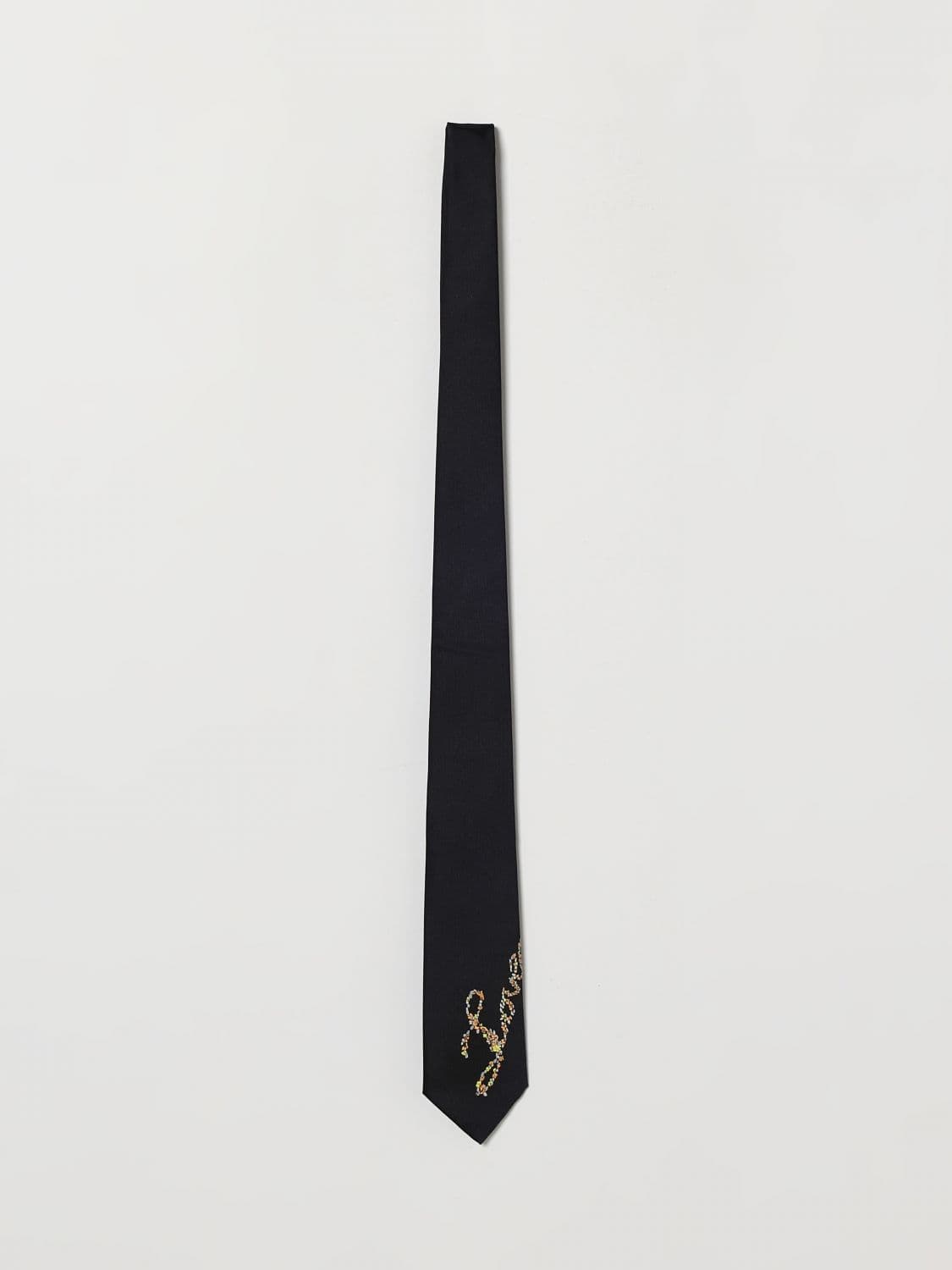 Paul Smith Pure Silk Tie with Contrasting Logo