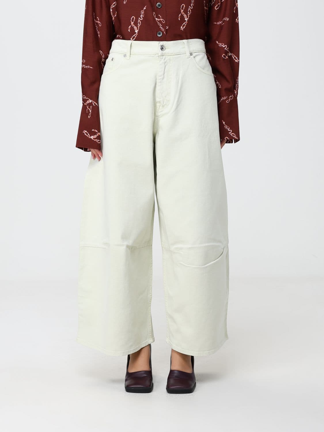 Paul Smith High-Waisted Wide-Leg Jeans in Cotton Denim