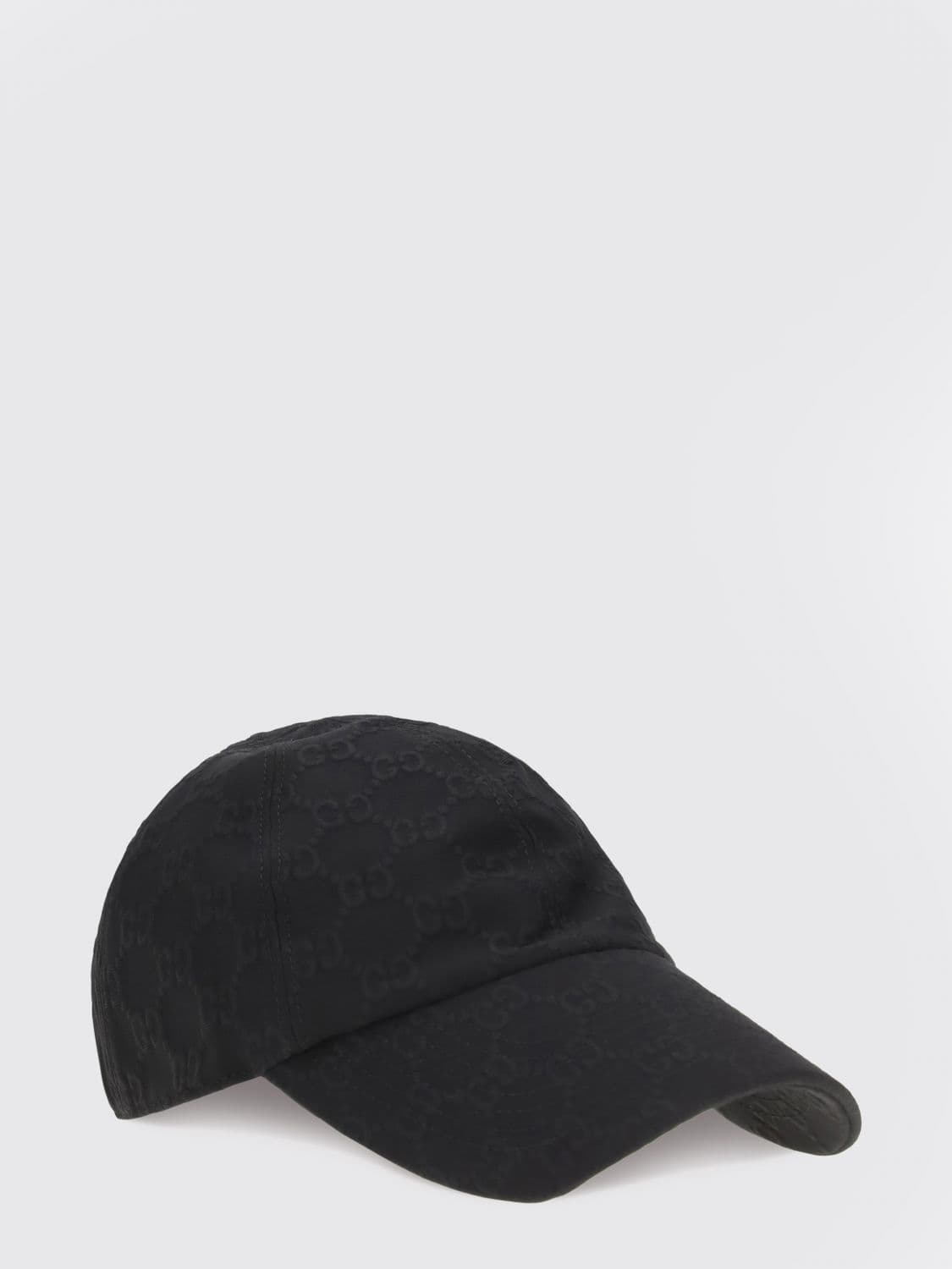 Gucci Black GG Supreme Fabric Baseball Cap