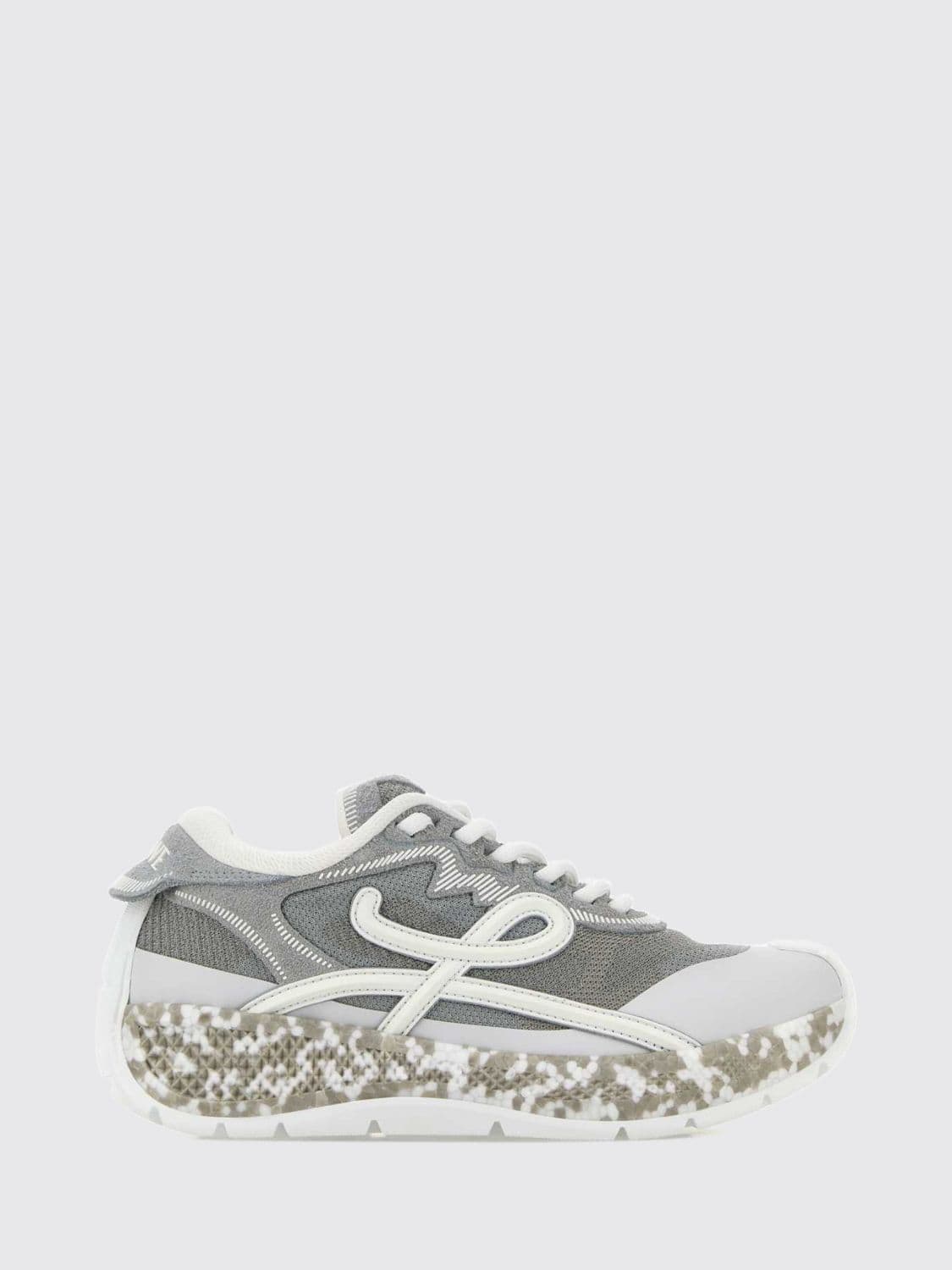 Loewe Pogo Suede and Technical Fabric Low-Top Sneakers