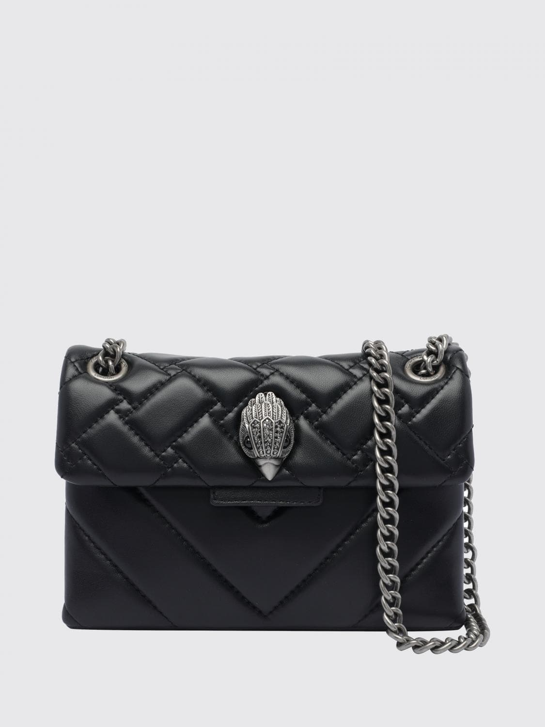 Kurt Geiger London Kensington Matelassé Leather Mini Bag with Chain Strap