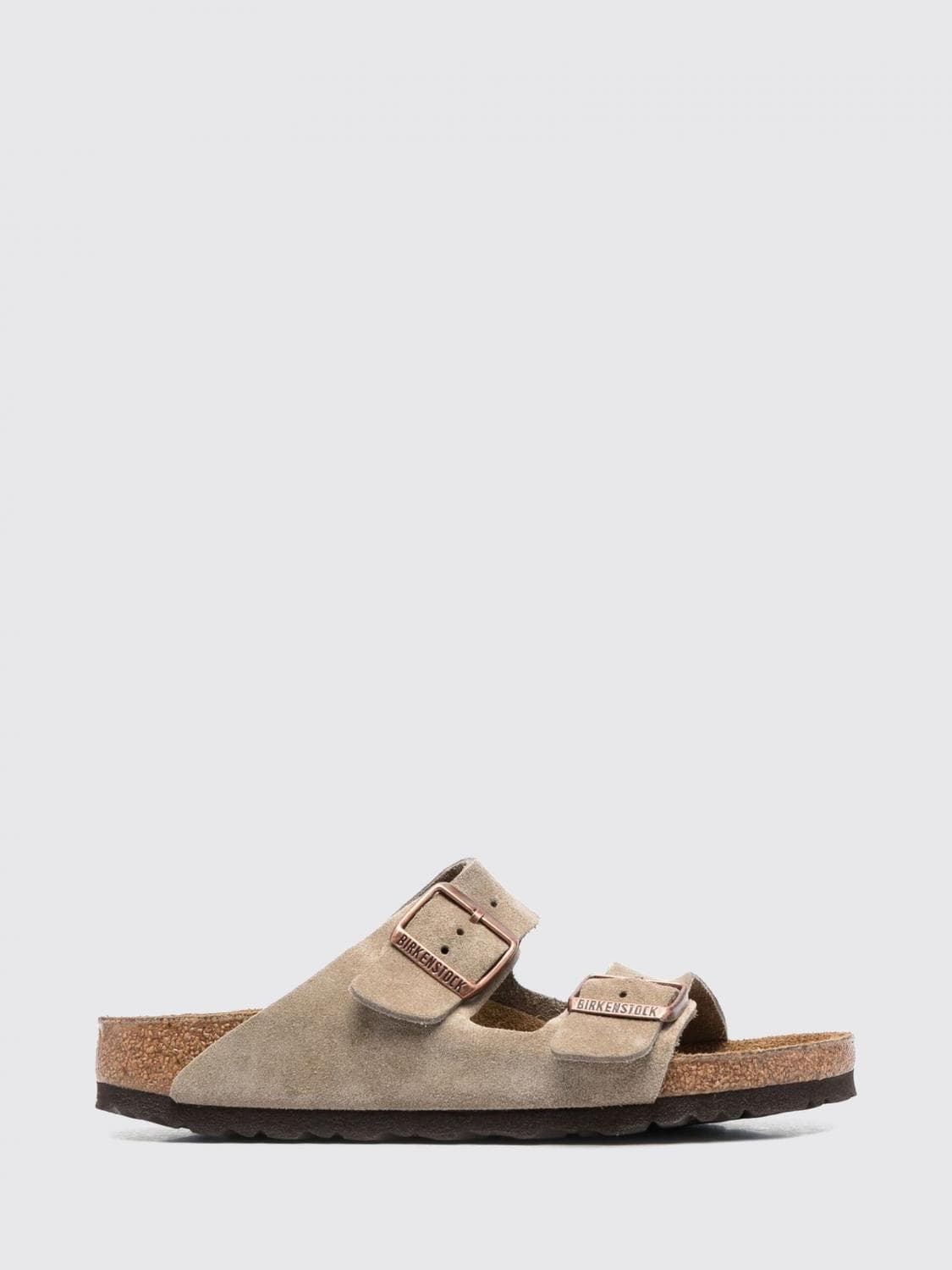 Birkenstock Arizona Suede Leather Sandals with Double Strap
