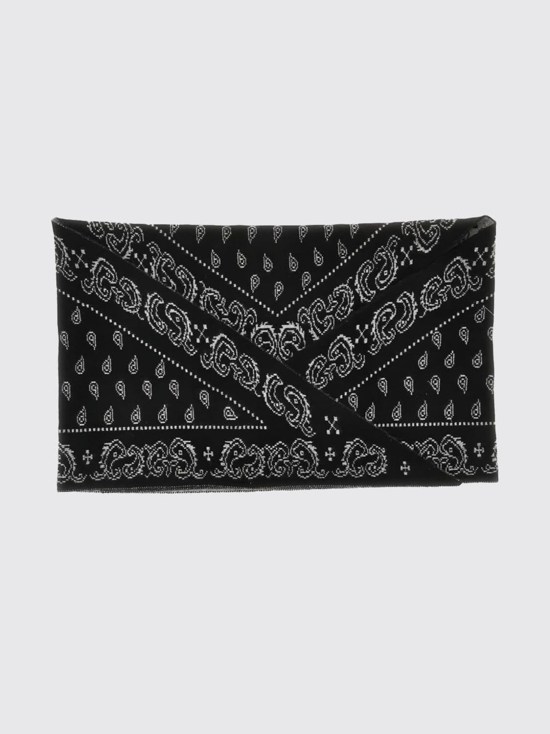 Guest In Residence Triangular Paisley Print Pure Cashmere Scarf