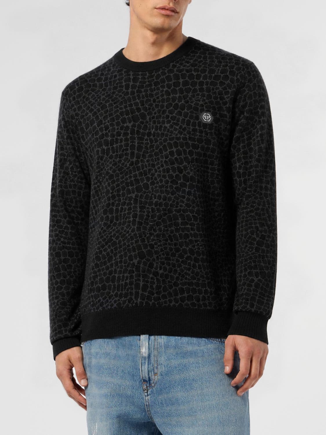 Philipp Plein Sweater Men color Black