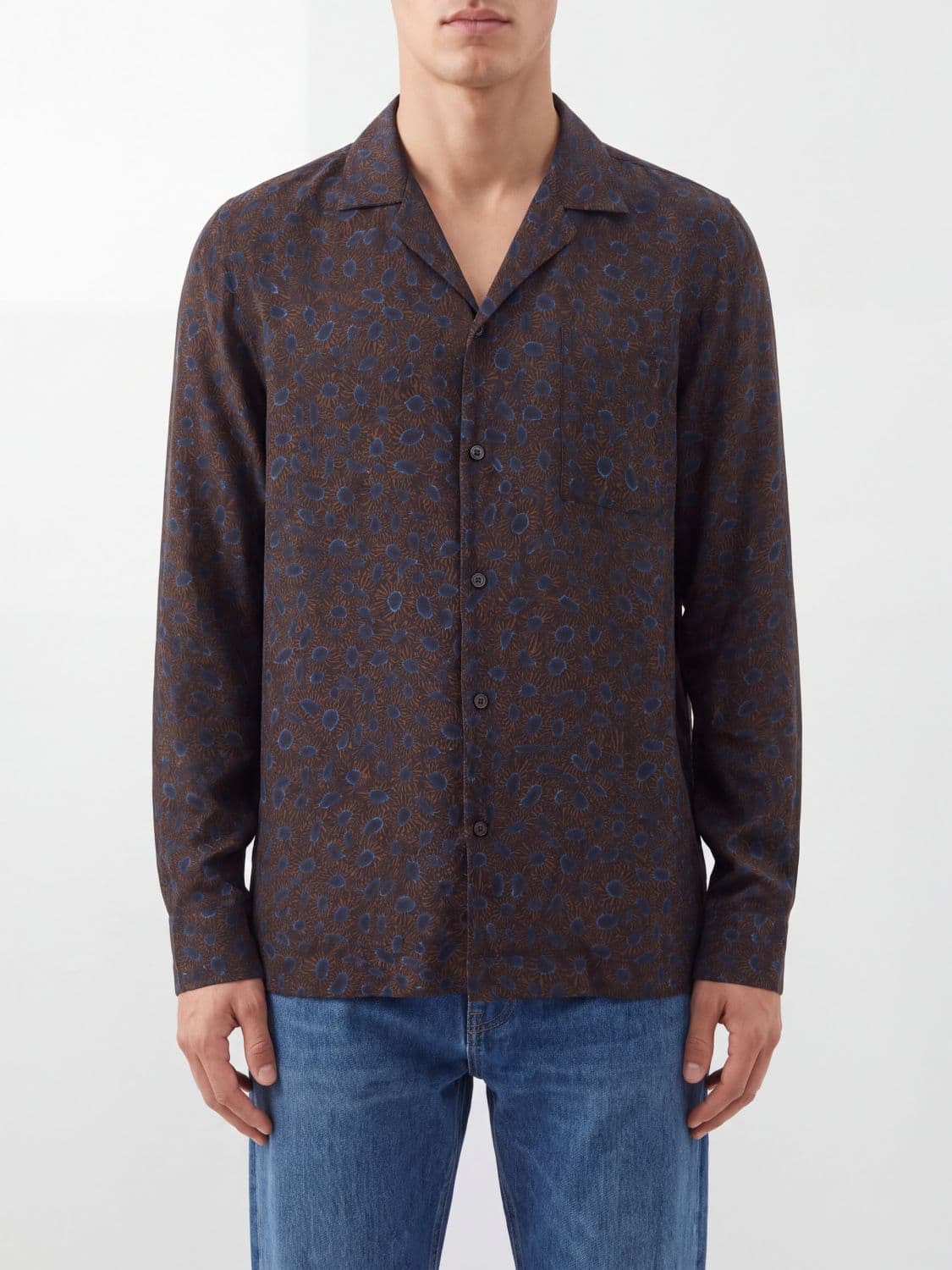Dries Van Noten Shirt Men color Brown