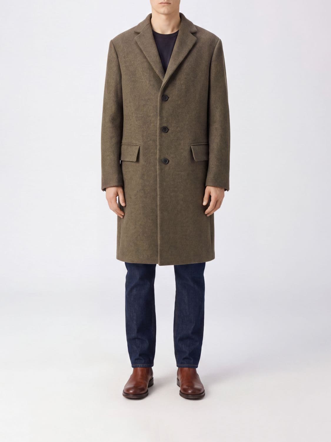 Dries Van Noten Jacket Men color Brown