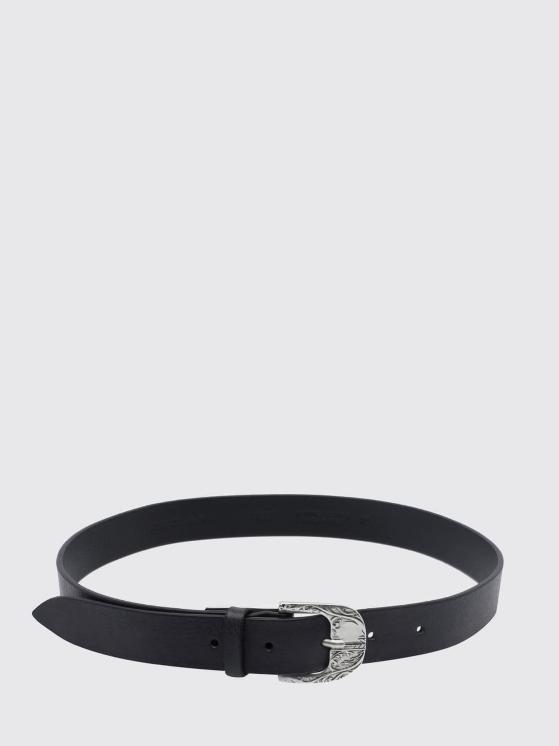 Orciani Western-Style Calf Leather Belt with Adjustable Buckle