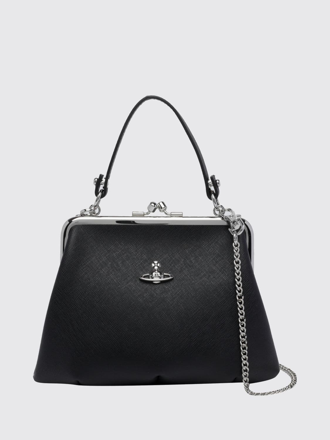 Vivienne Westwood Granny Frame Purse Mini Bag with Saffiano Monogram · OS