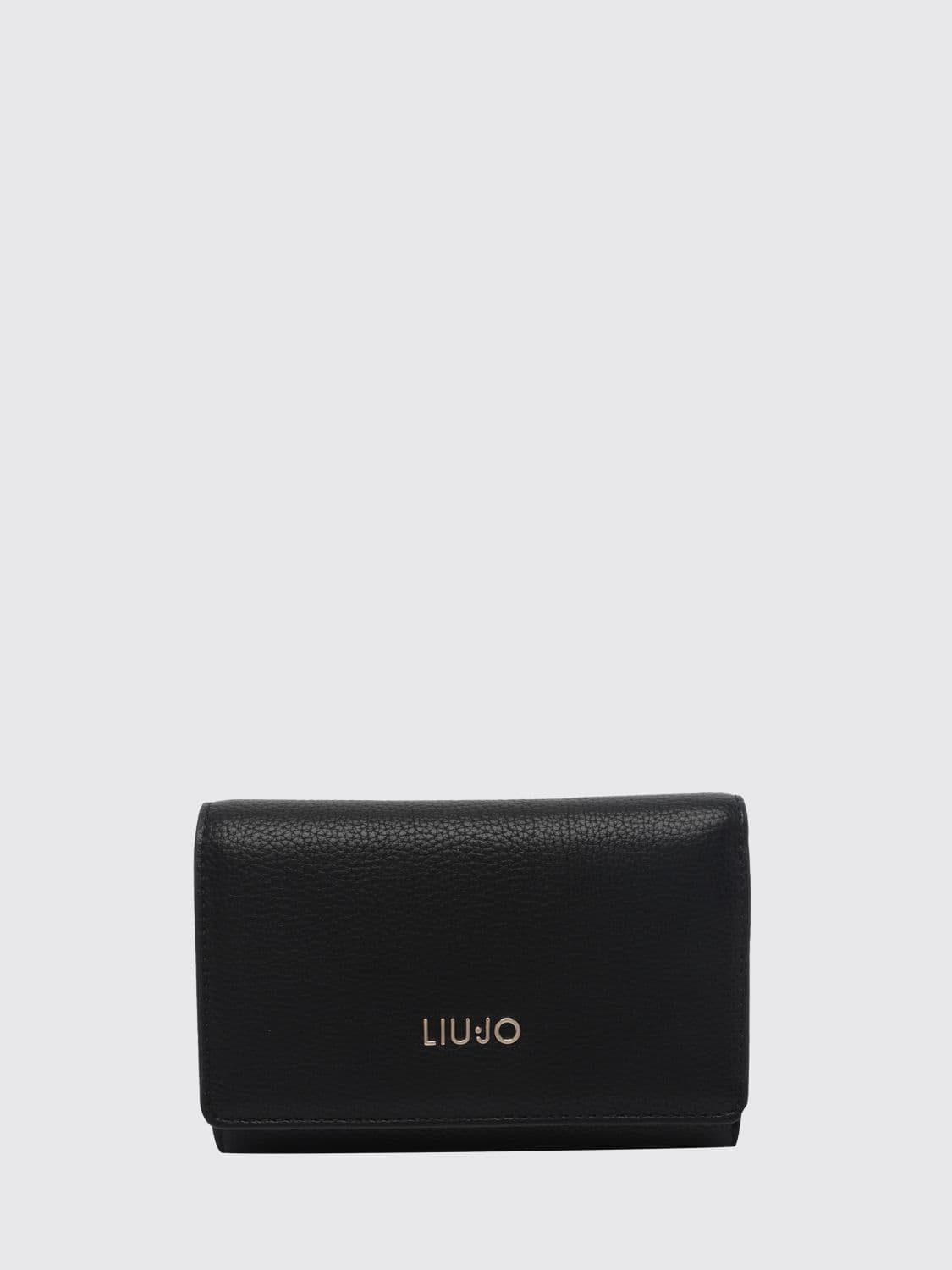 Liu Jo Rectangular Wallet in Faux Leather with Metallic Logo · OS