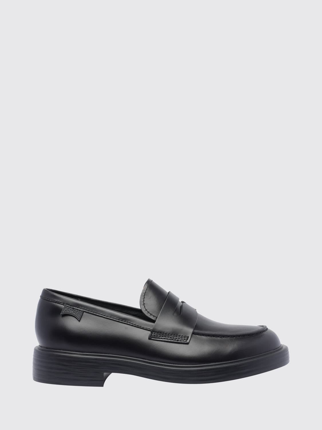 Camper Dean Leather Penny Loafers with Lightweight Sole