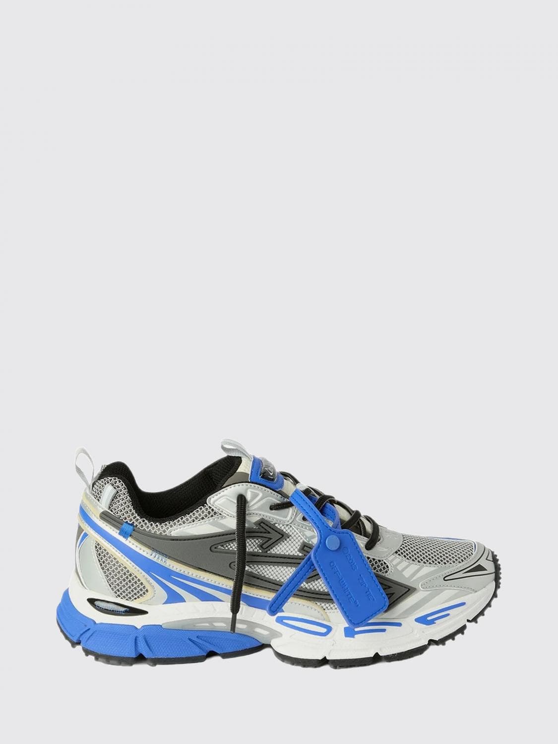Off-White Be Right Back Low-Top Sneakers with Notched Sole and Double Pull Tab