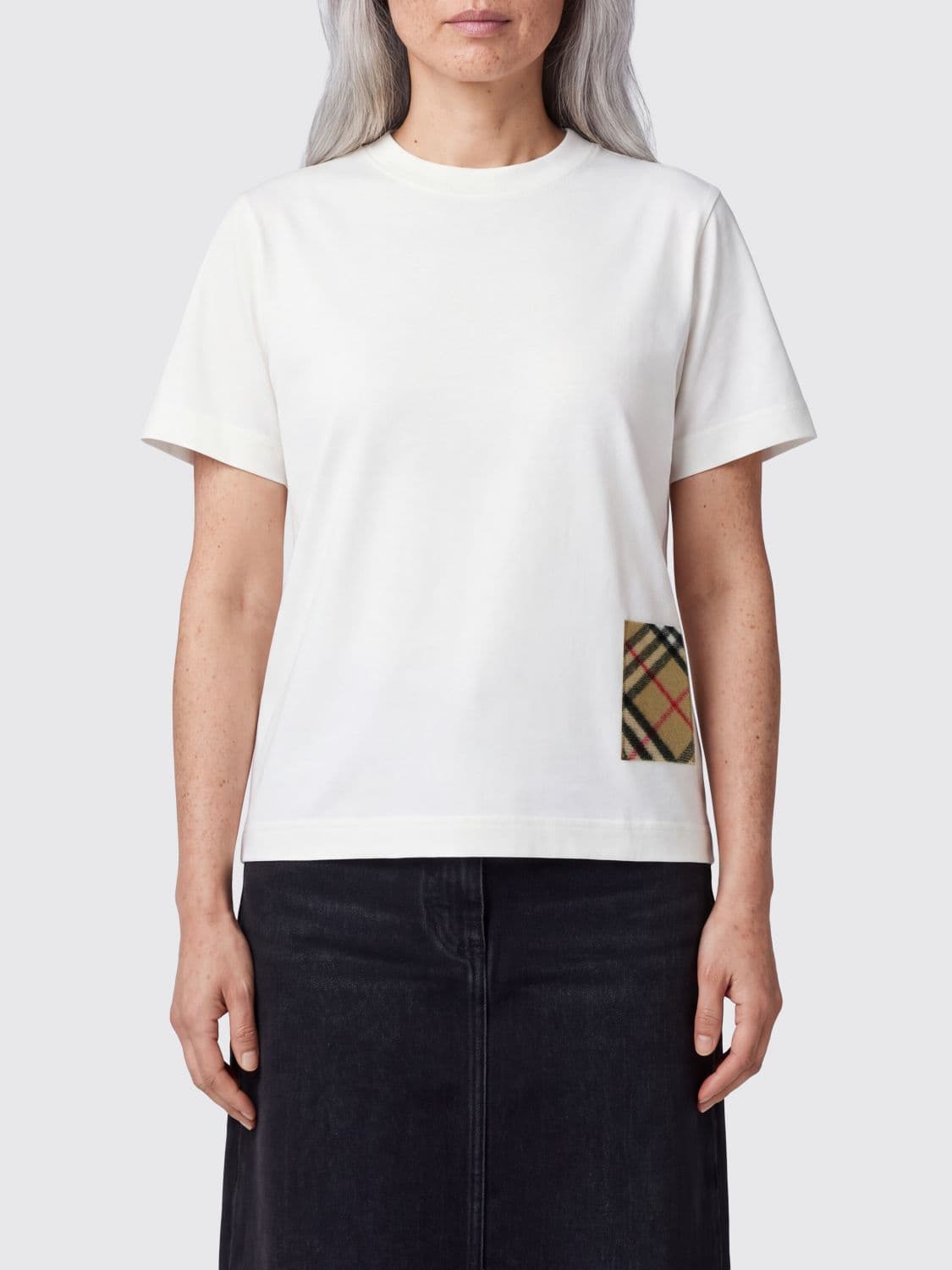 Burberry T-Shirt Woman color Beige