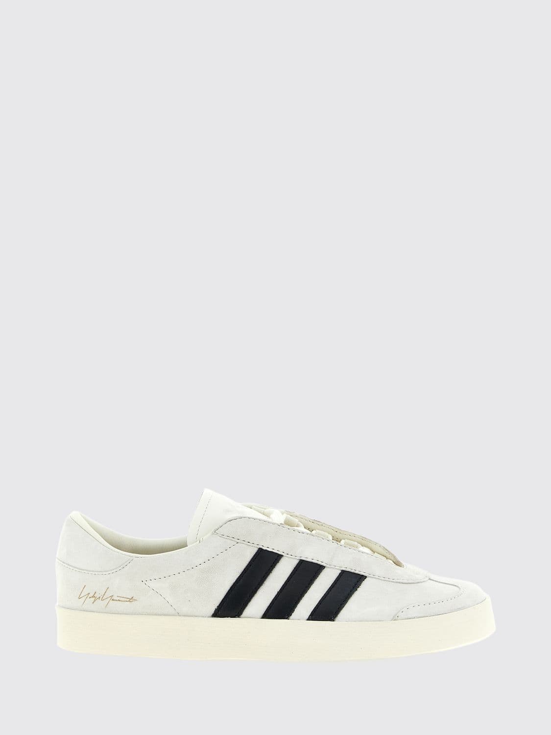 Y-3 Gazelle Leather and Suede Trainers with Contrast Logo